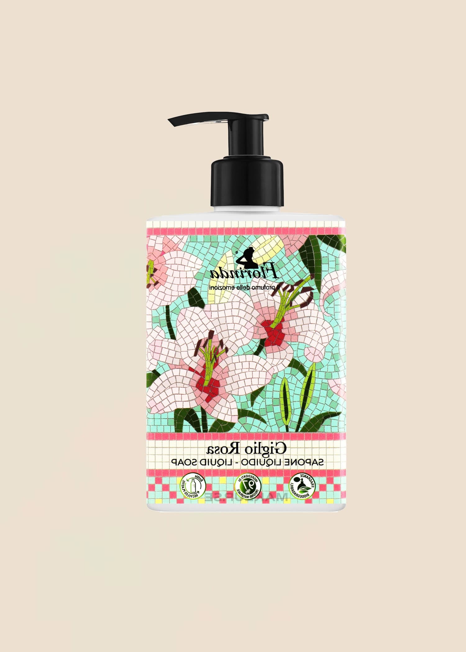 FLORINDA Handtvål - Lilja, 500 ml - Rosa 1 - Indiska