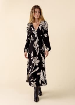 ZUDORA LS DRESS - Black