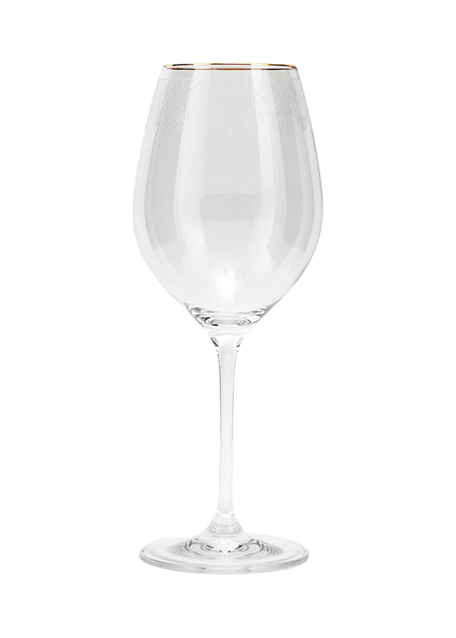 Red wine crystal glass