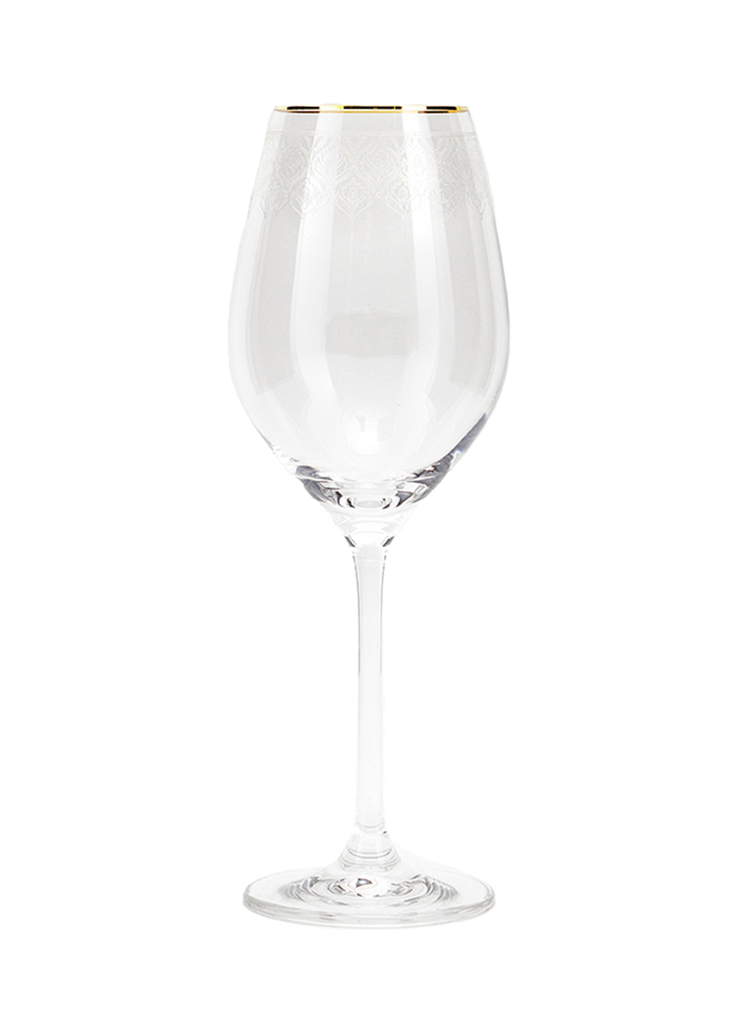 White wine crystal glass