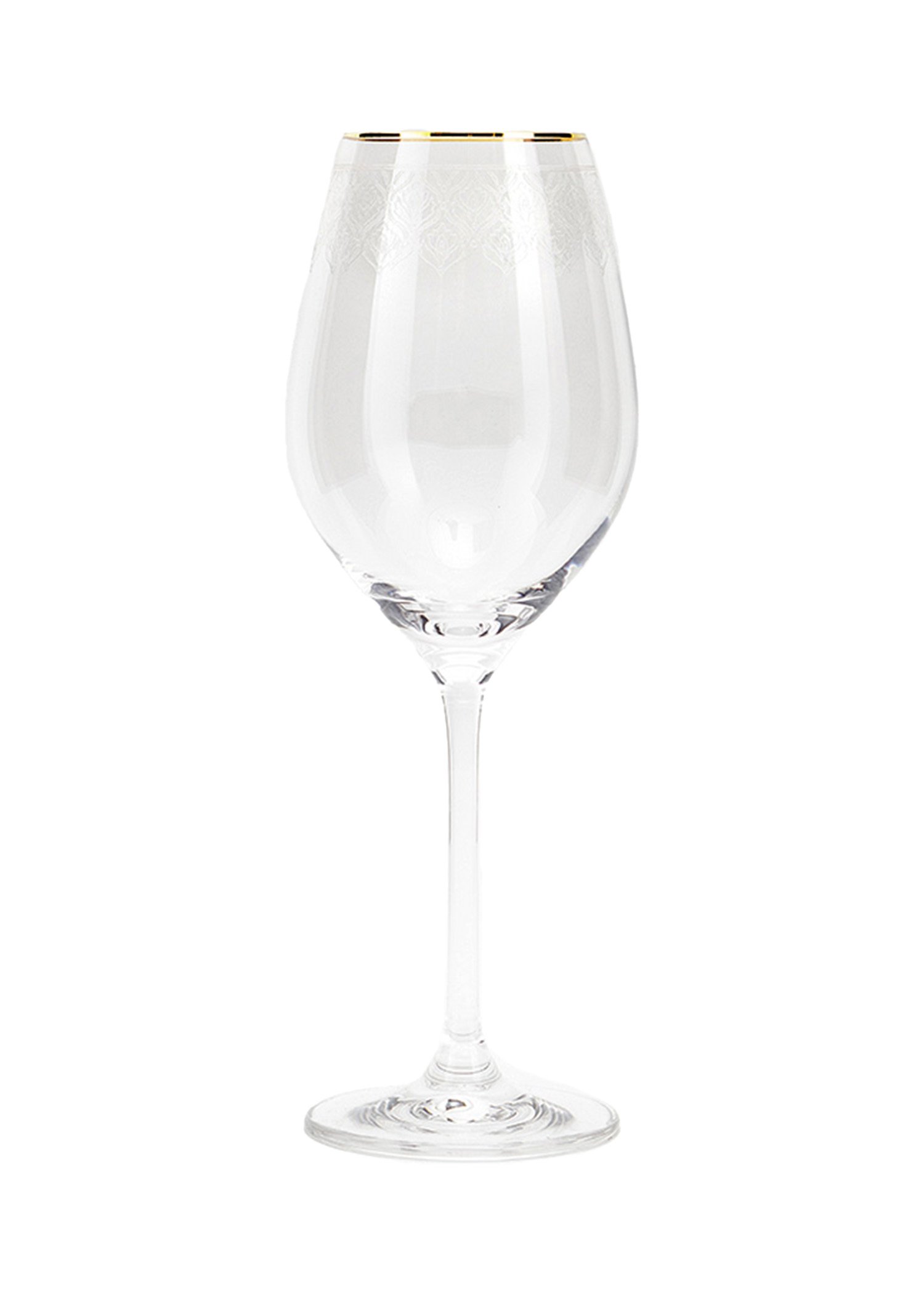 White wine crystal glass