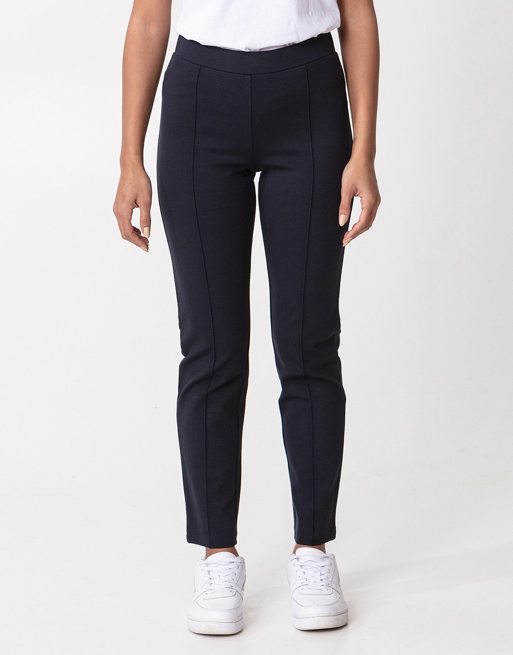 Stretchy straight trousers Image 1