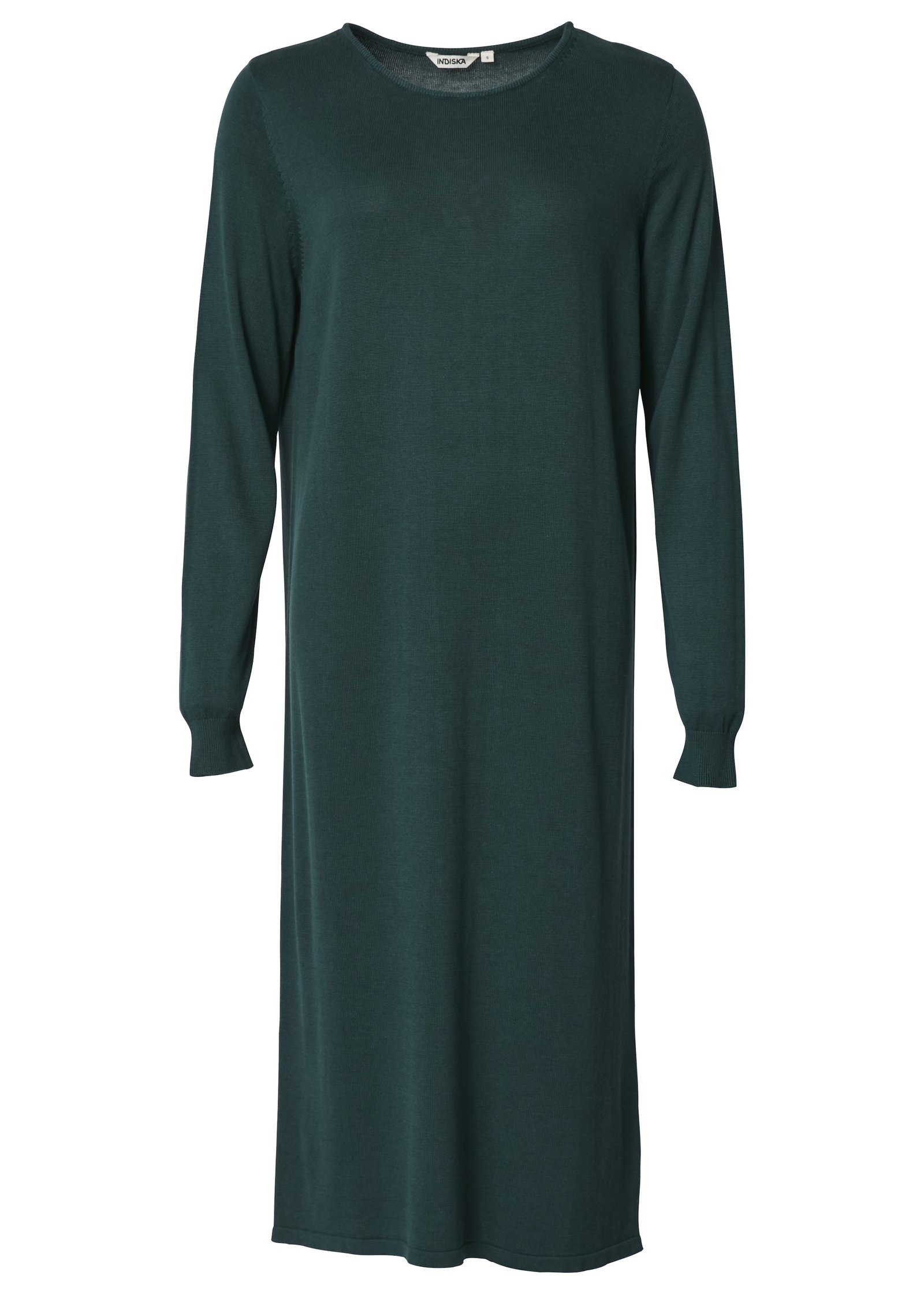 Knitted long-sleeved dress