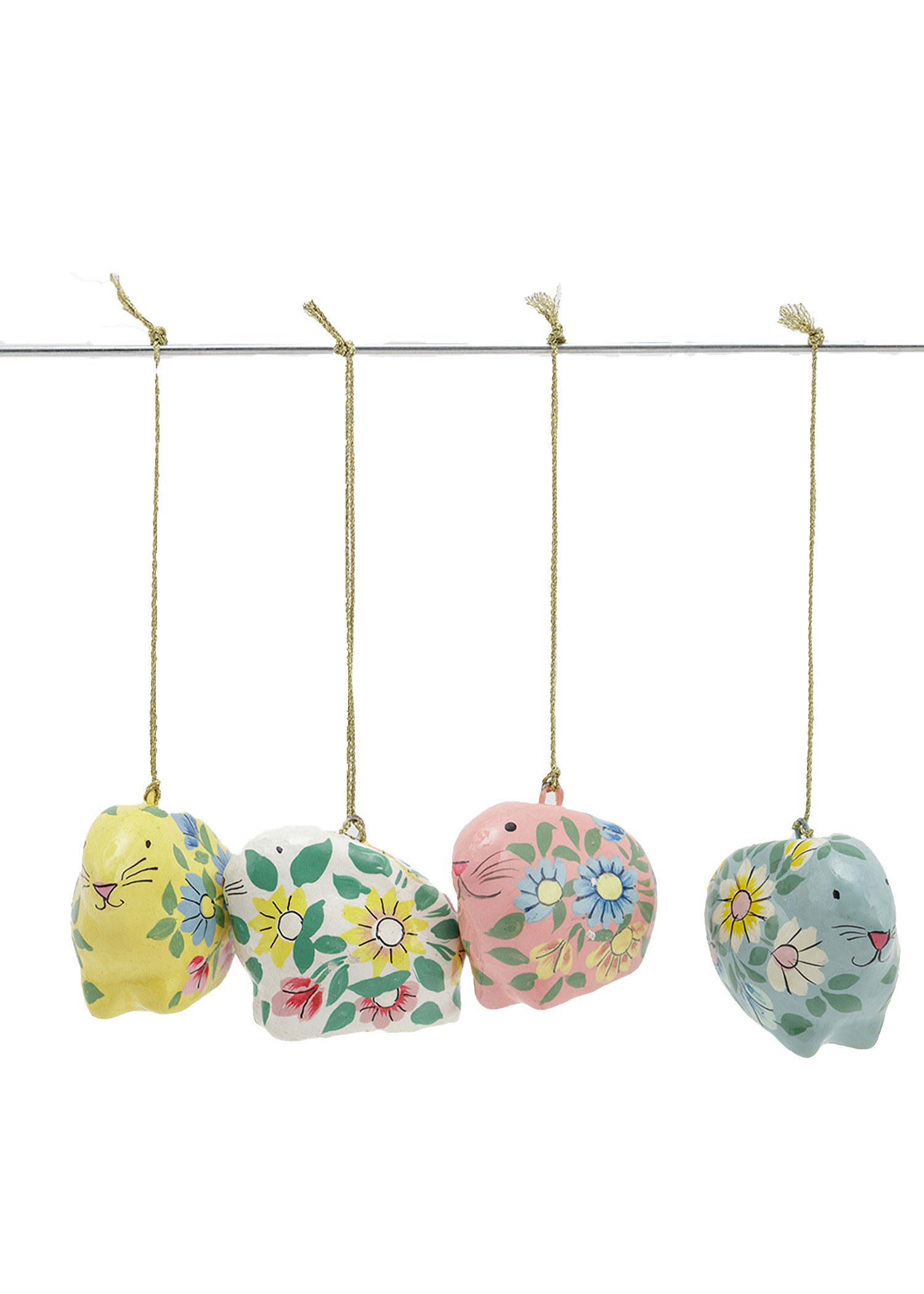 4-pack handpainted easter decorations