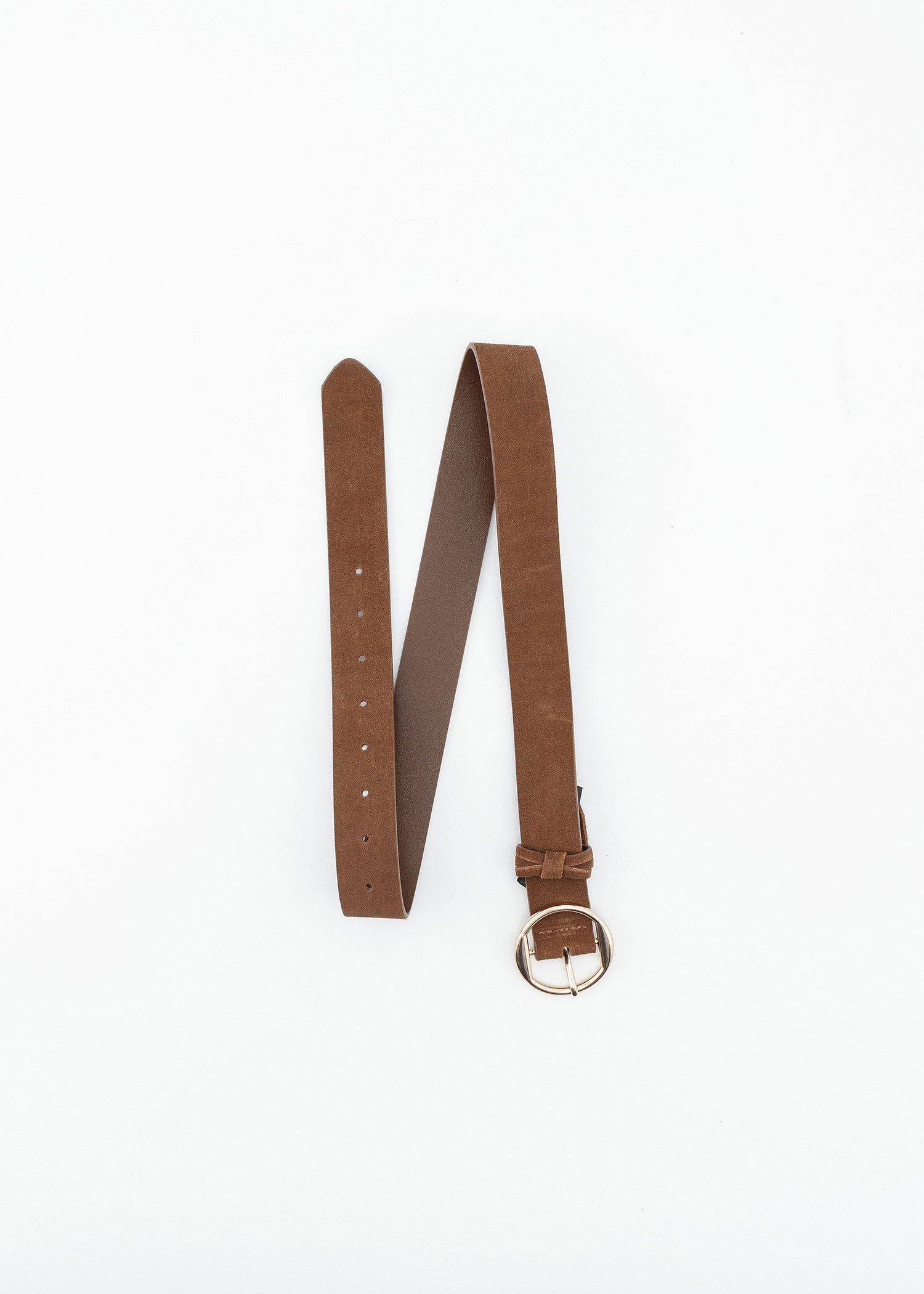 Brown leather belt thumbnail 1