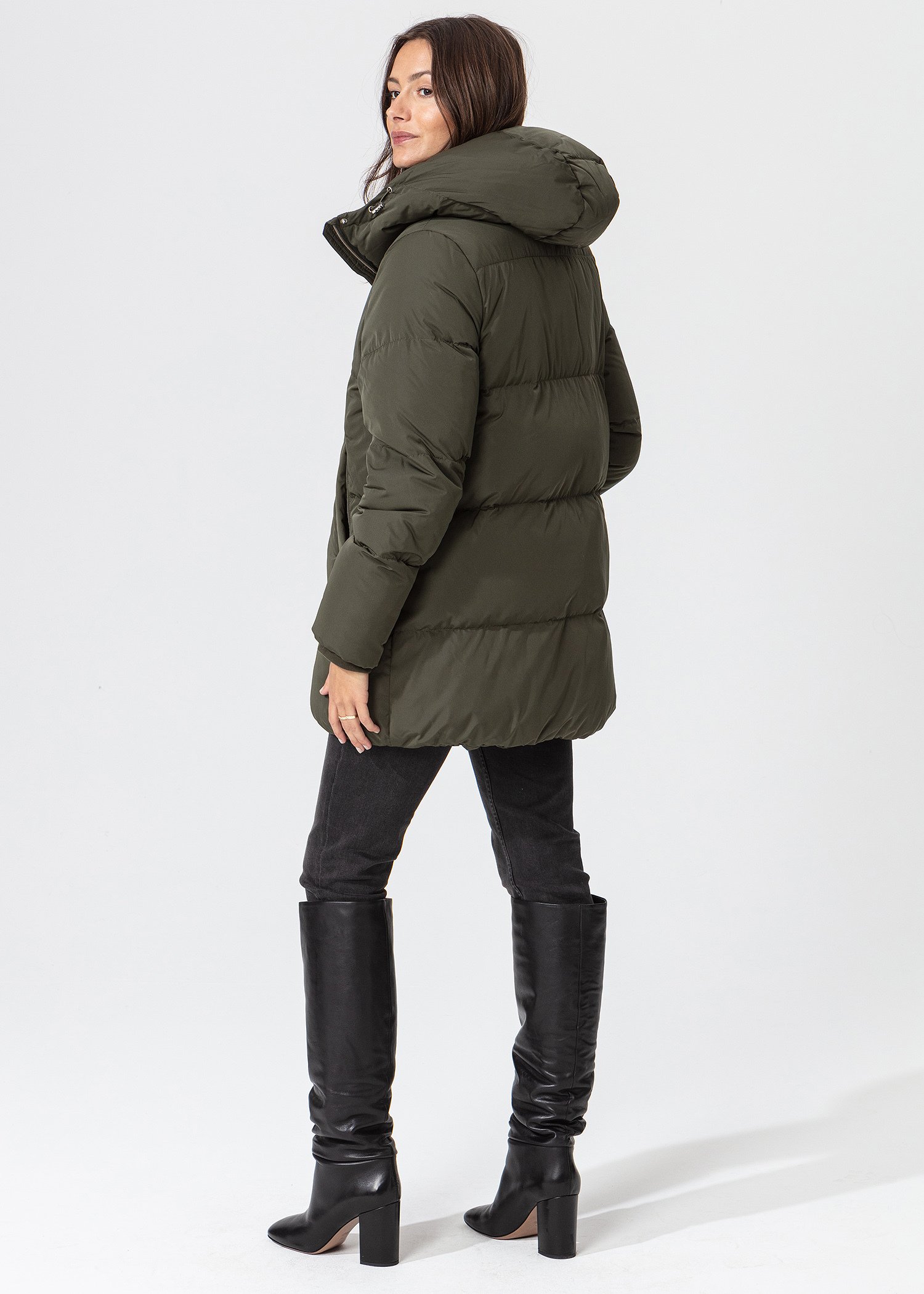 Hooded down jacket Image 6