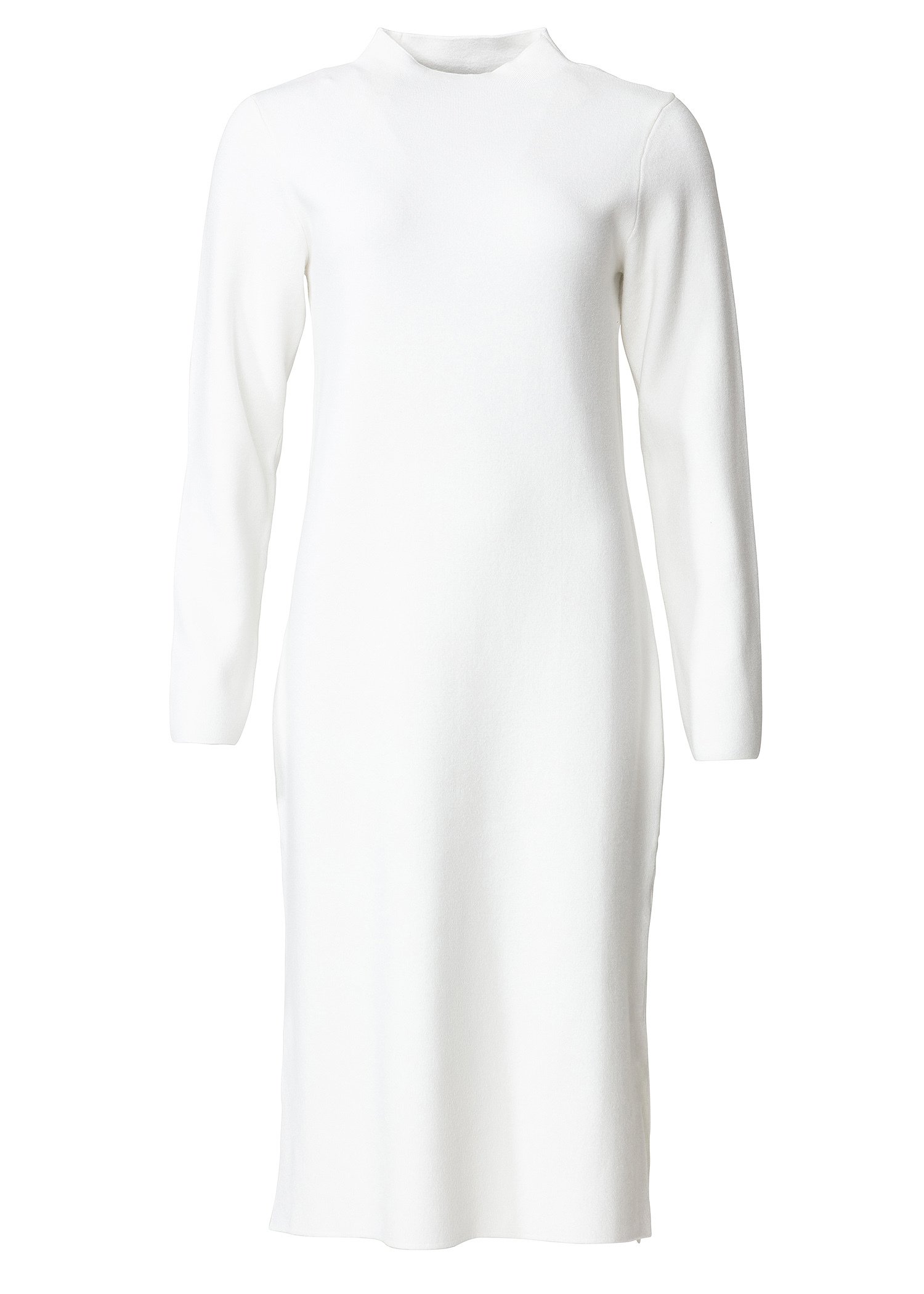 Hvit strikket kjole Image 8
