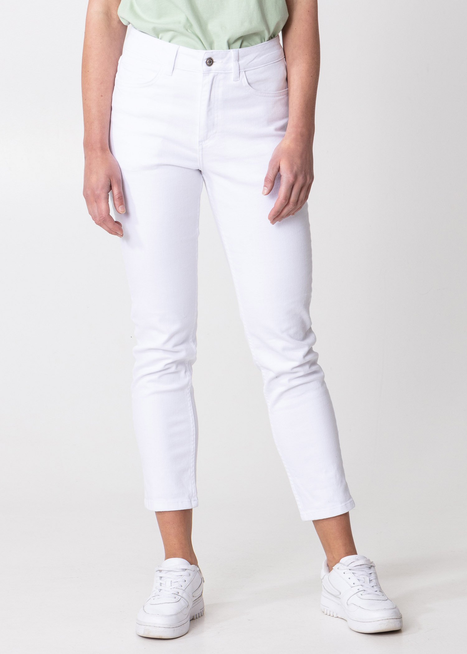 Hvite jeans Image 4
