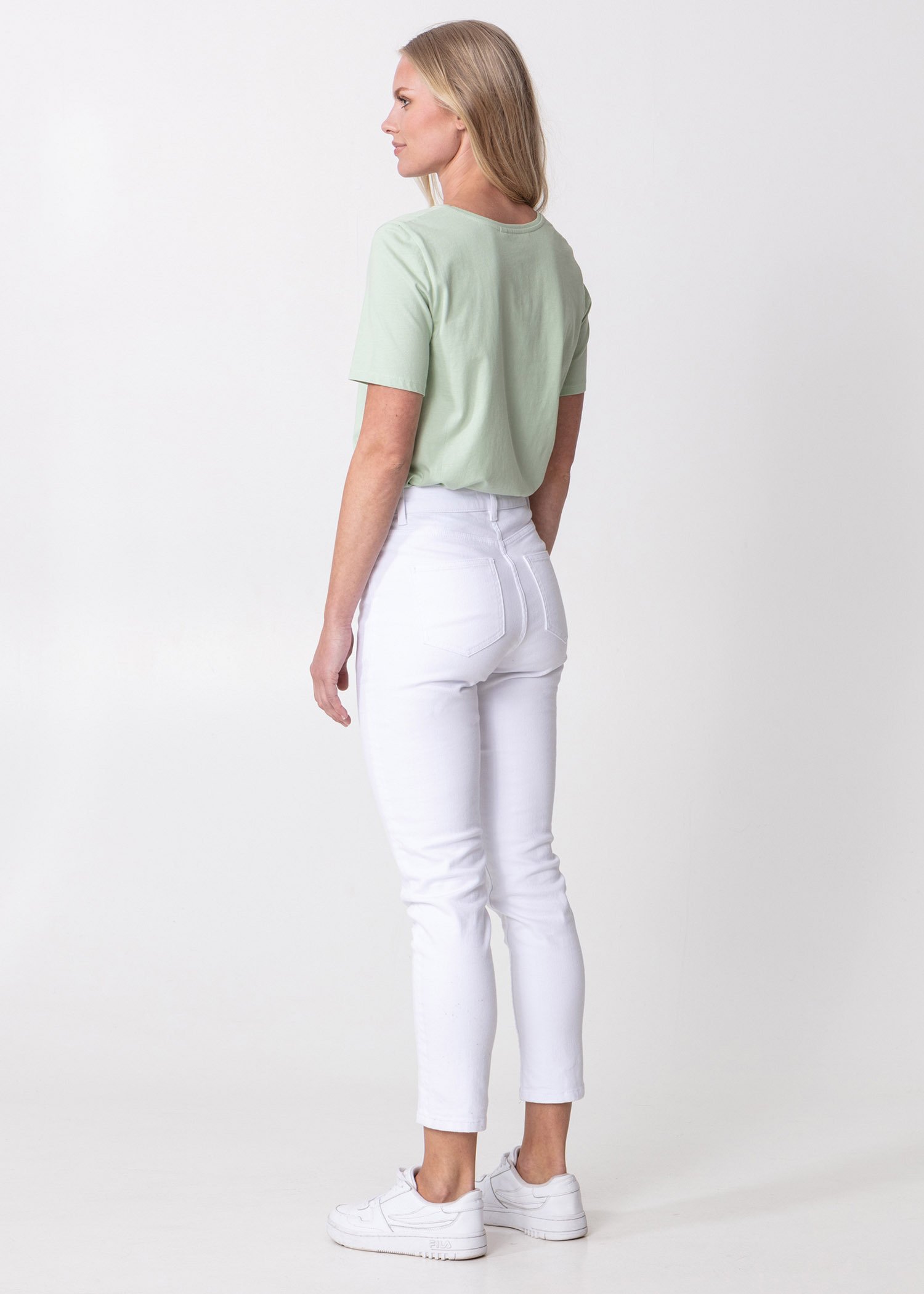 Hvite jeans Image 3