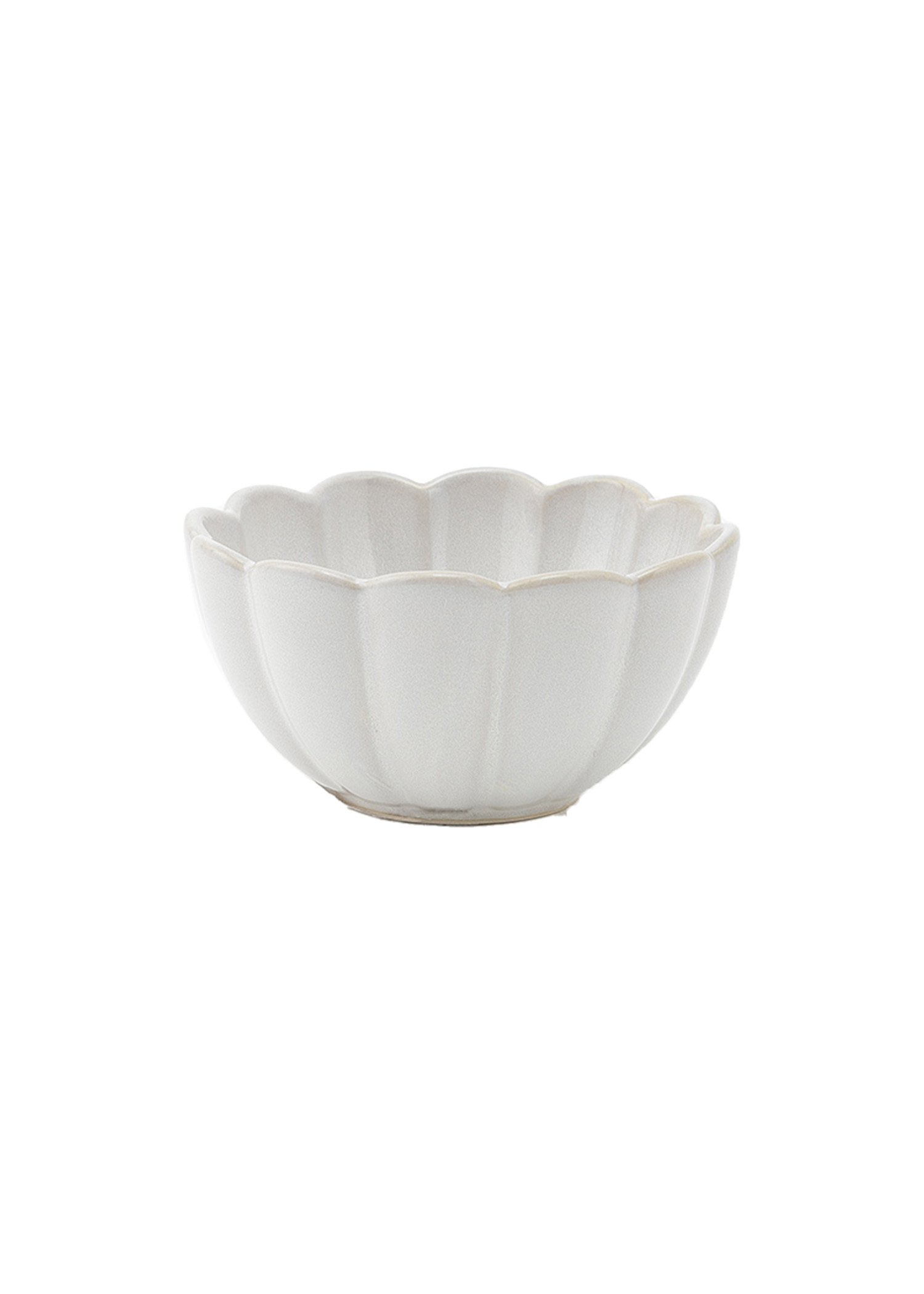 White stoneware bowl