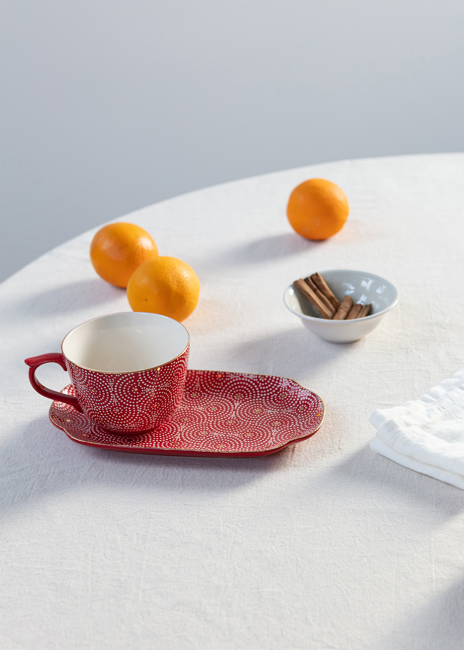 Stoneware cup and saucer thumbnail 3