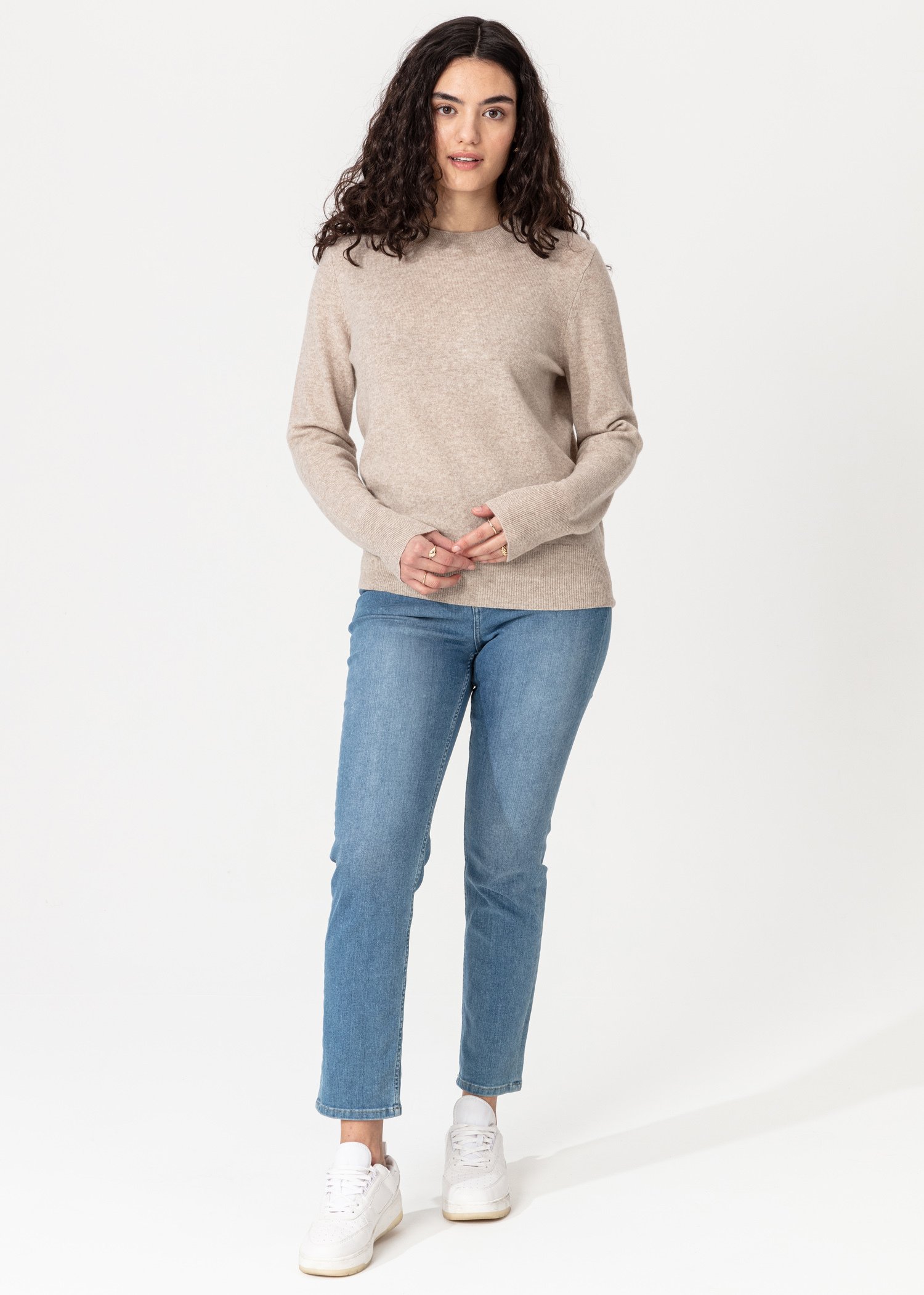 Sweater in cashmere and wool Image 3