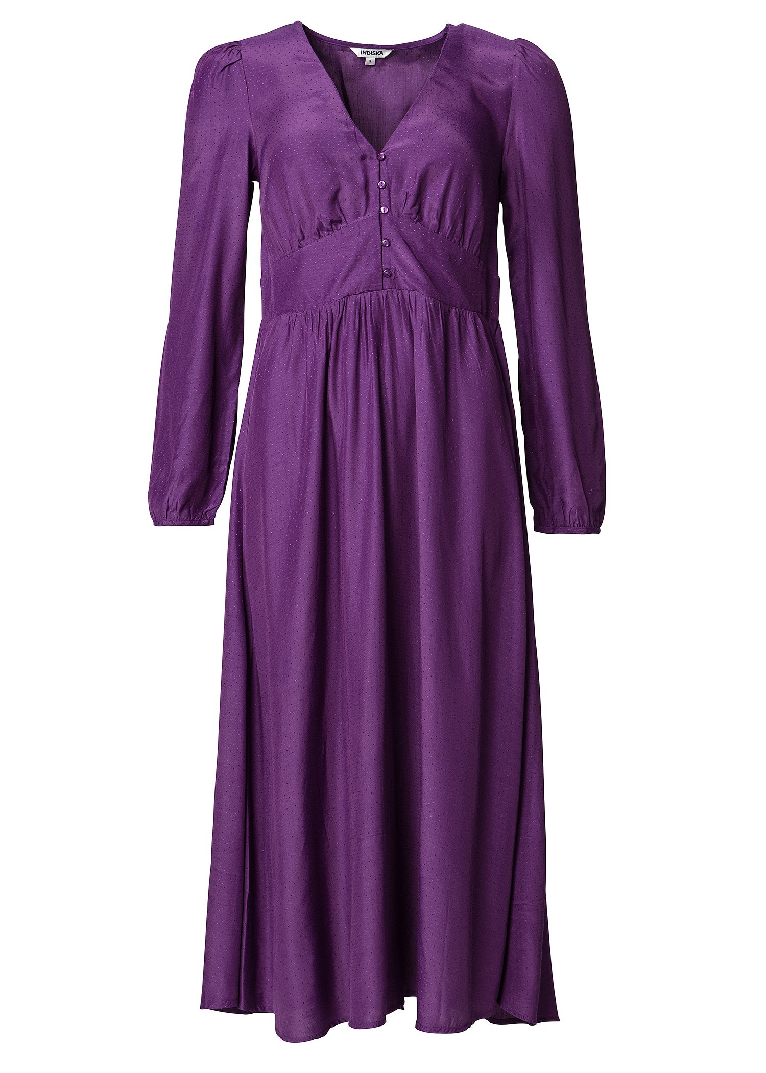 Purple long sleeved dress Image 9