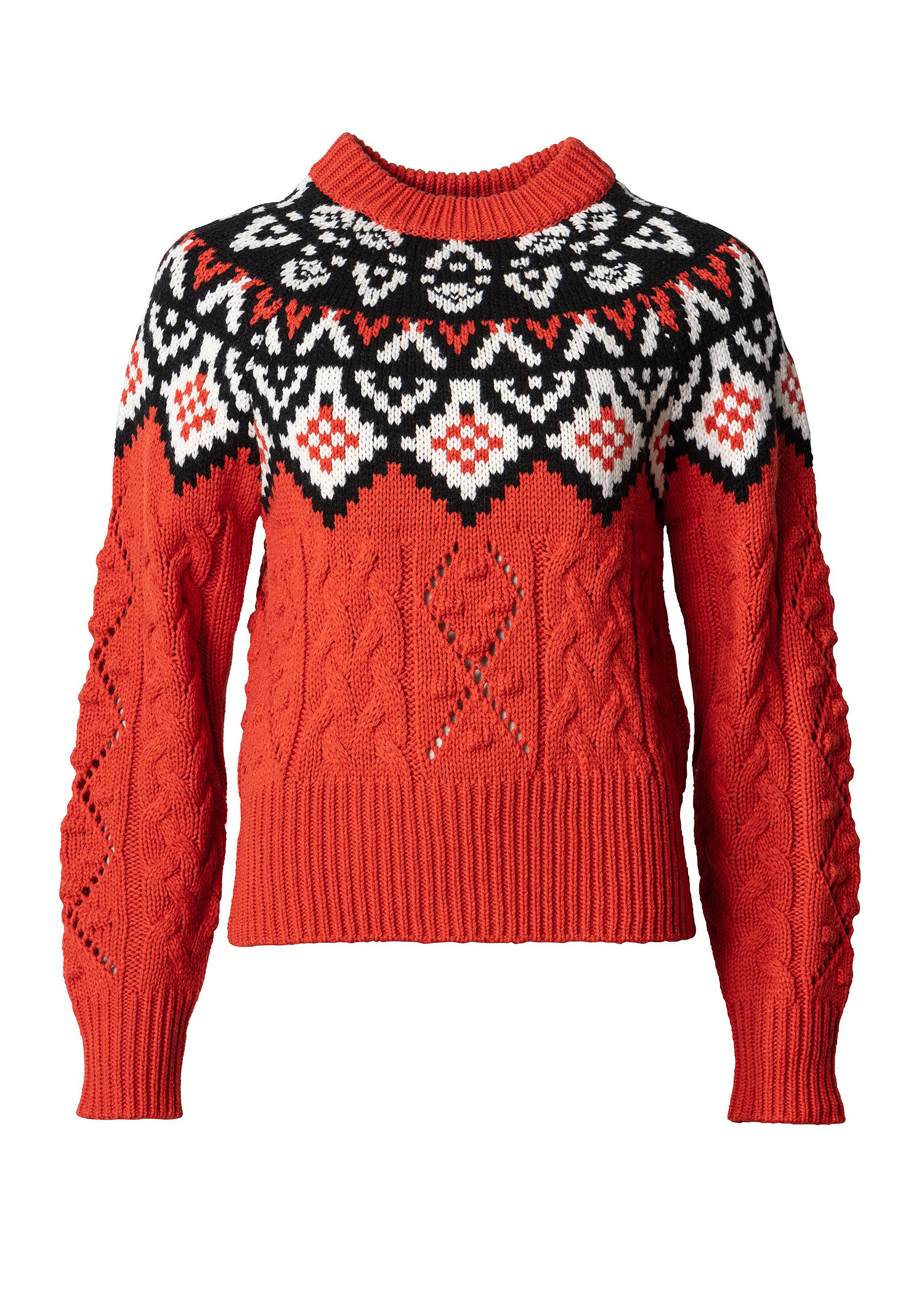 Cable knit sweater Image 10