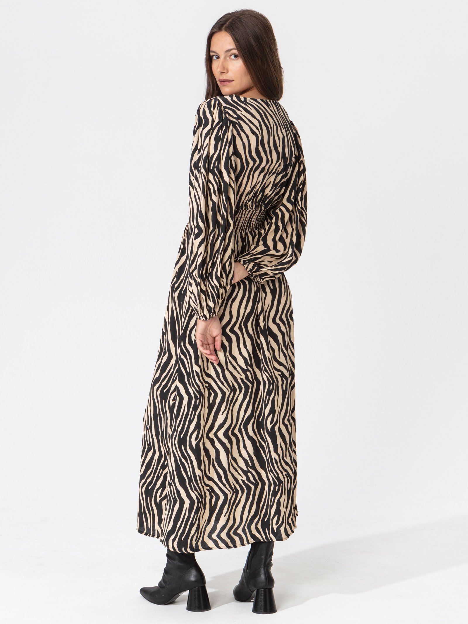Long zebra dress Image 9