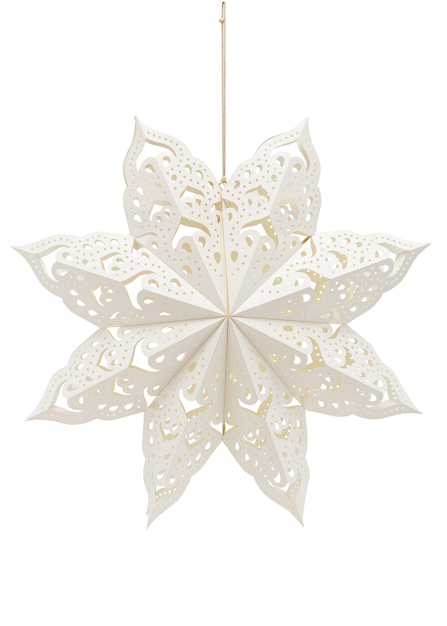 White Christmas lampshade