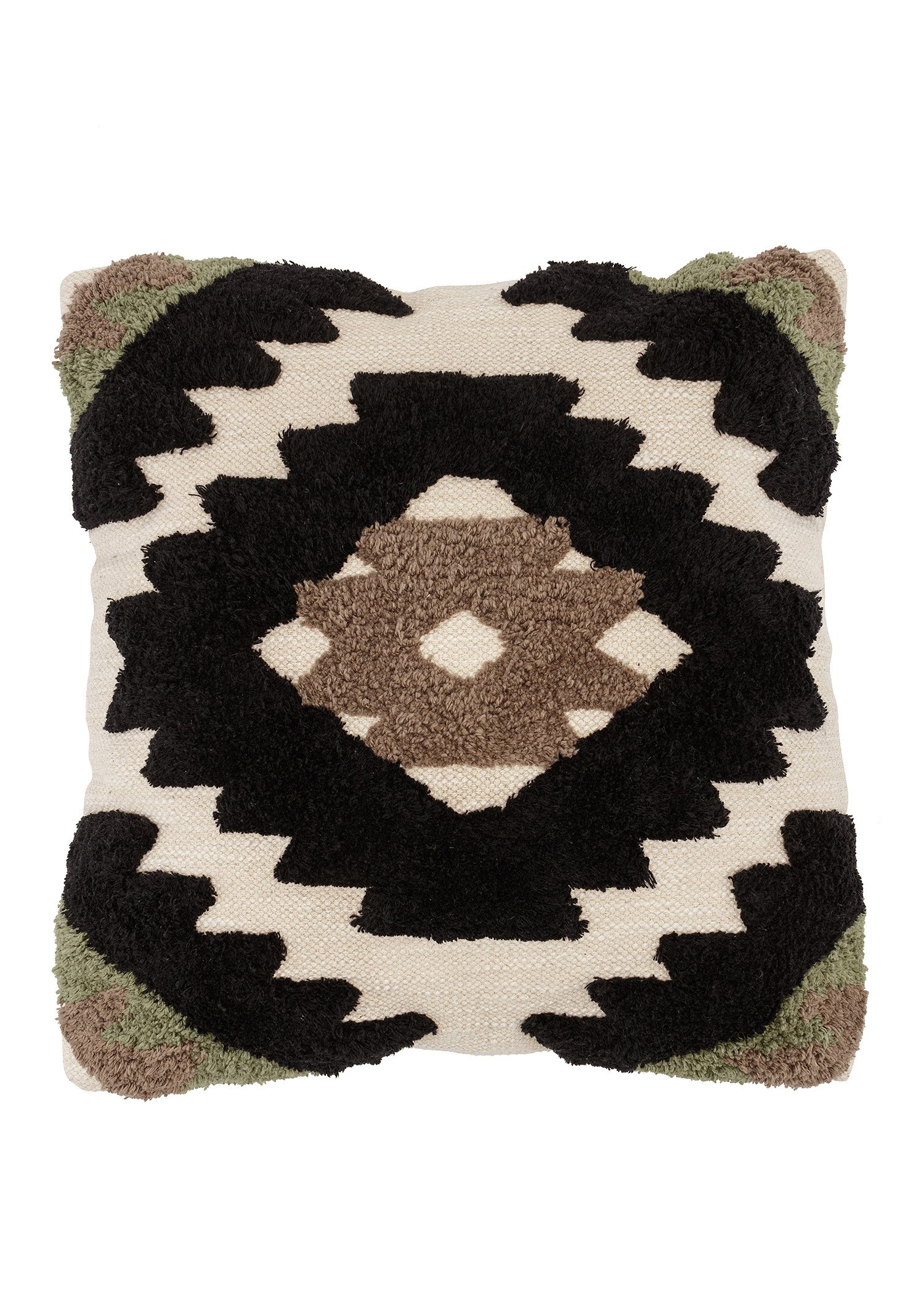 Patterned tufted cushion