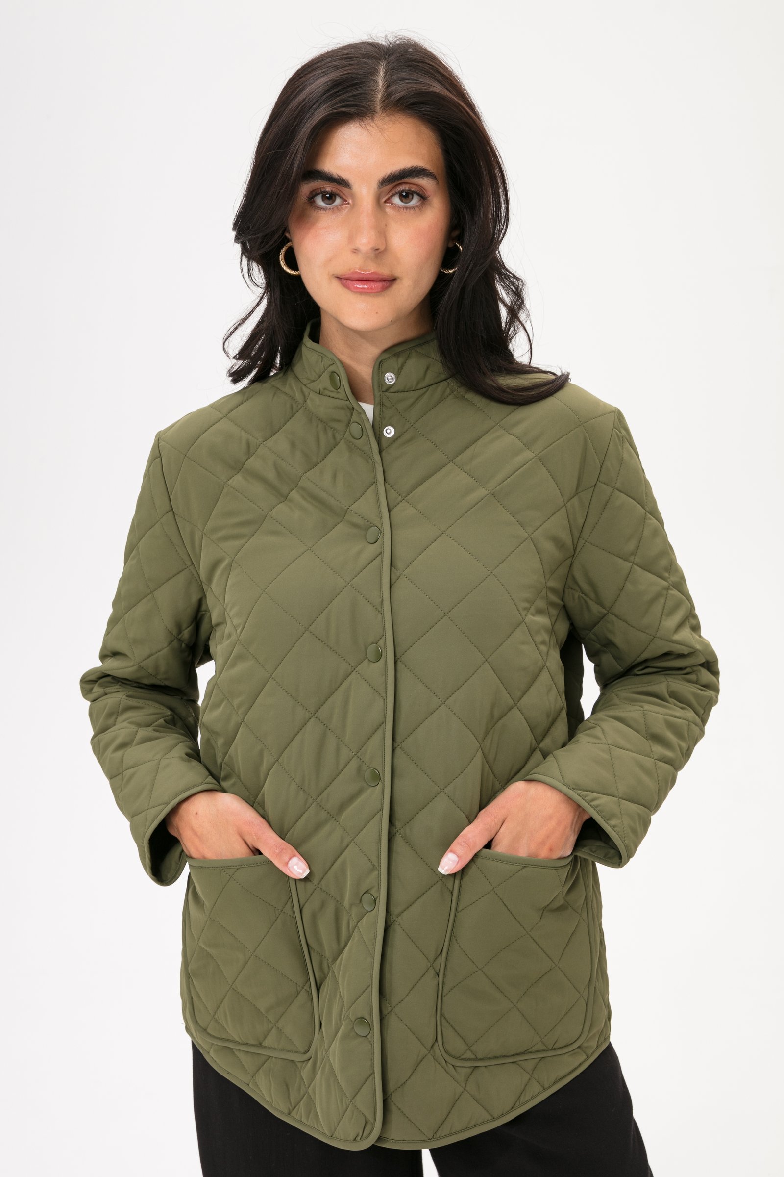 Quilted short jacket thumbnail 0
