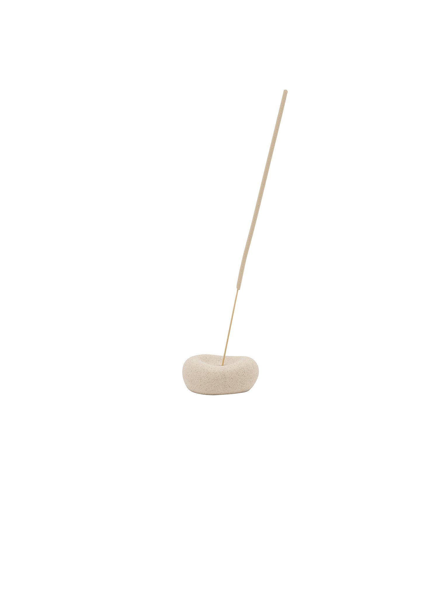 Stoneware incense stick holder