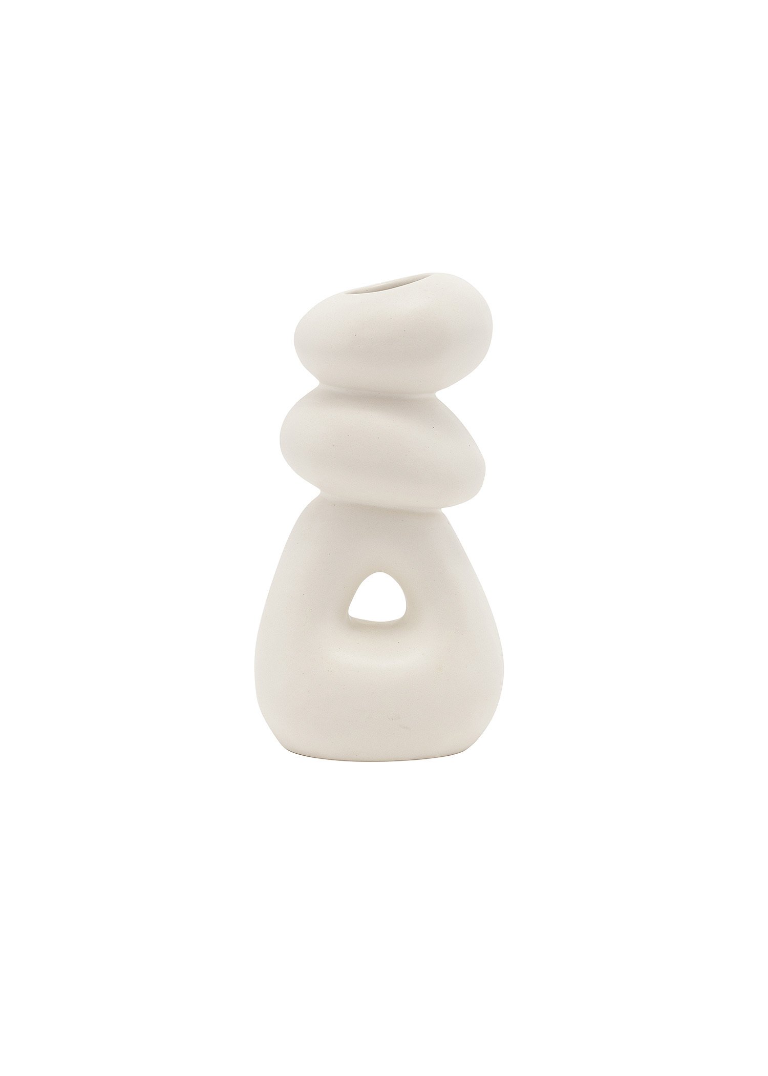 White stoneware vase Image 1