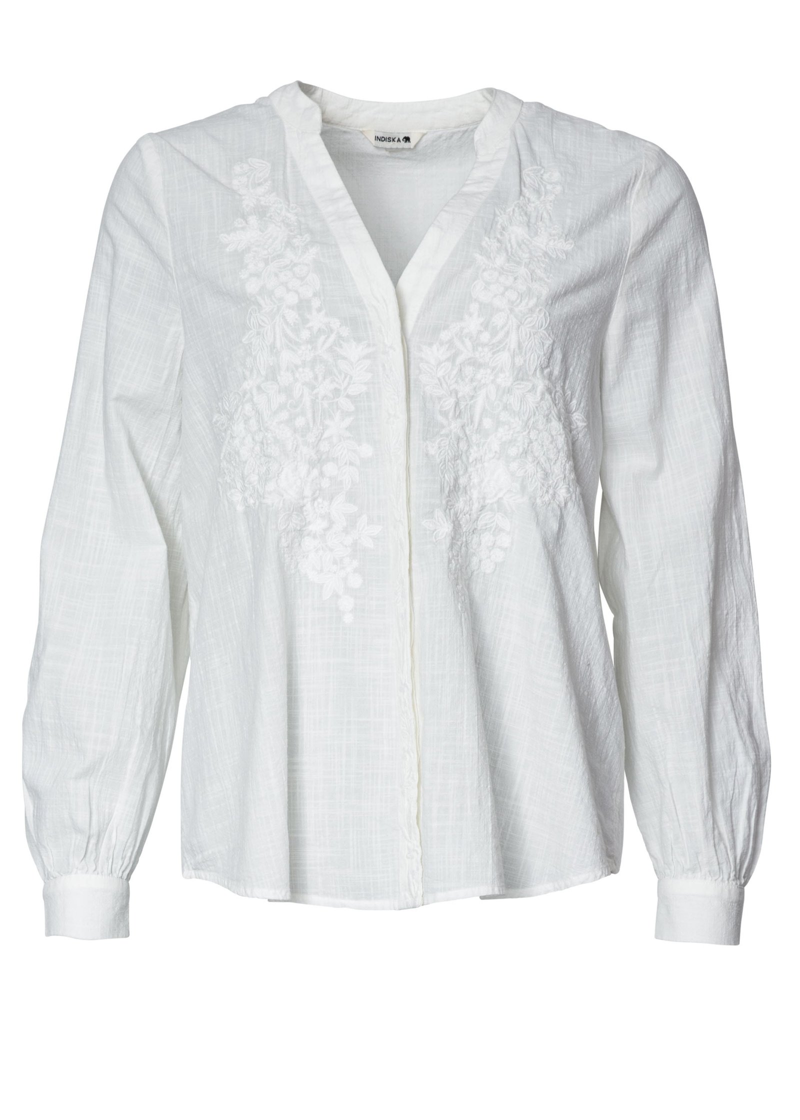 Embroidered white blouse Image 4