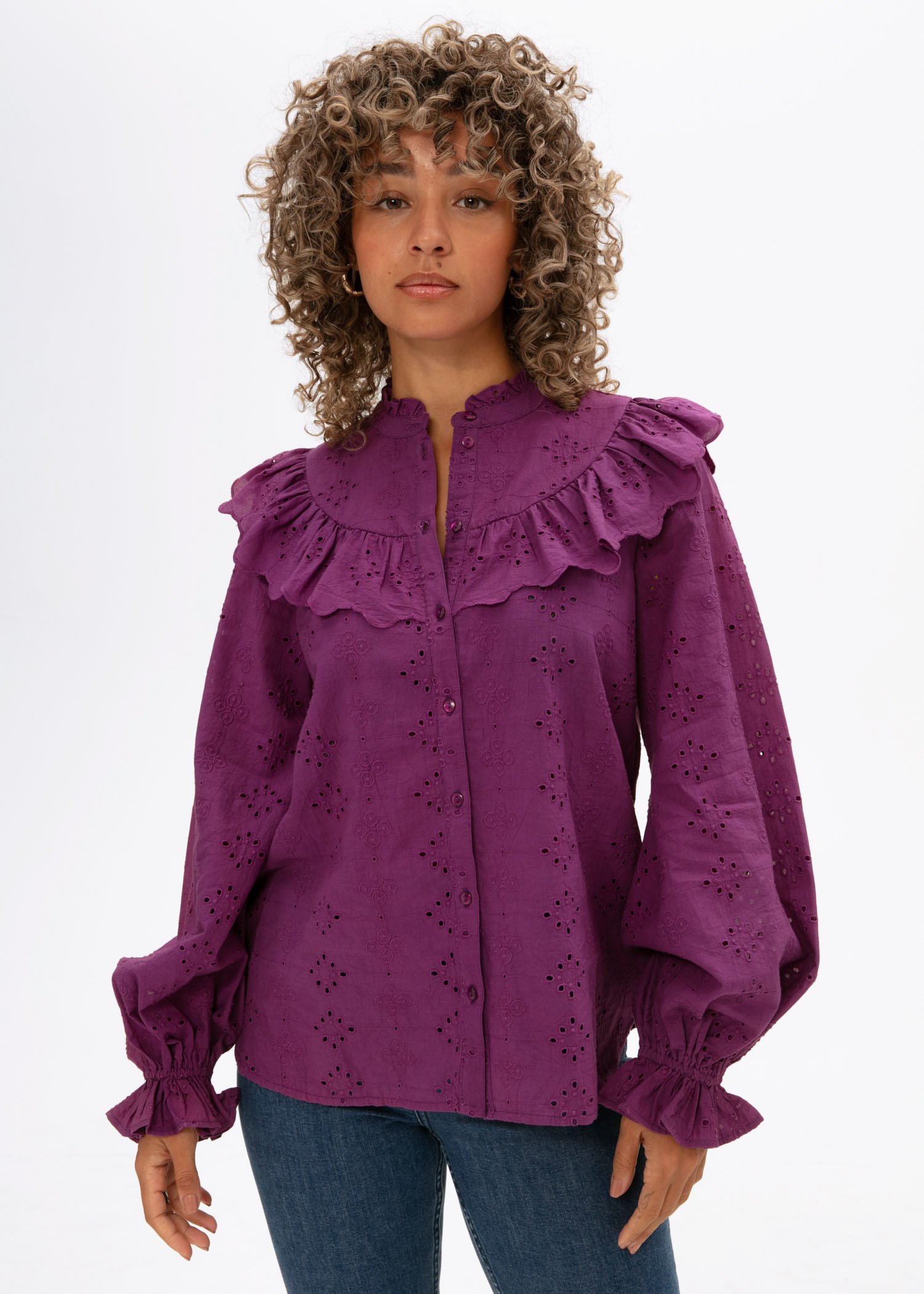 Broderie anglaise blouse
