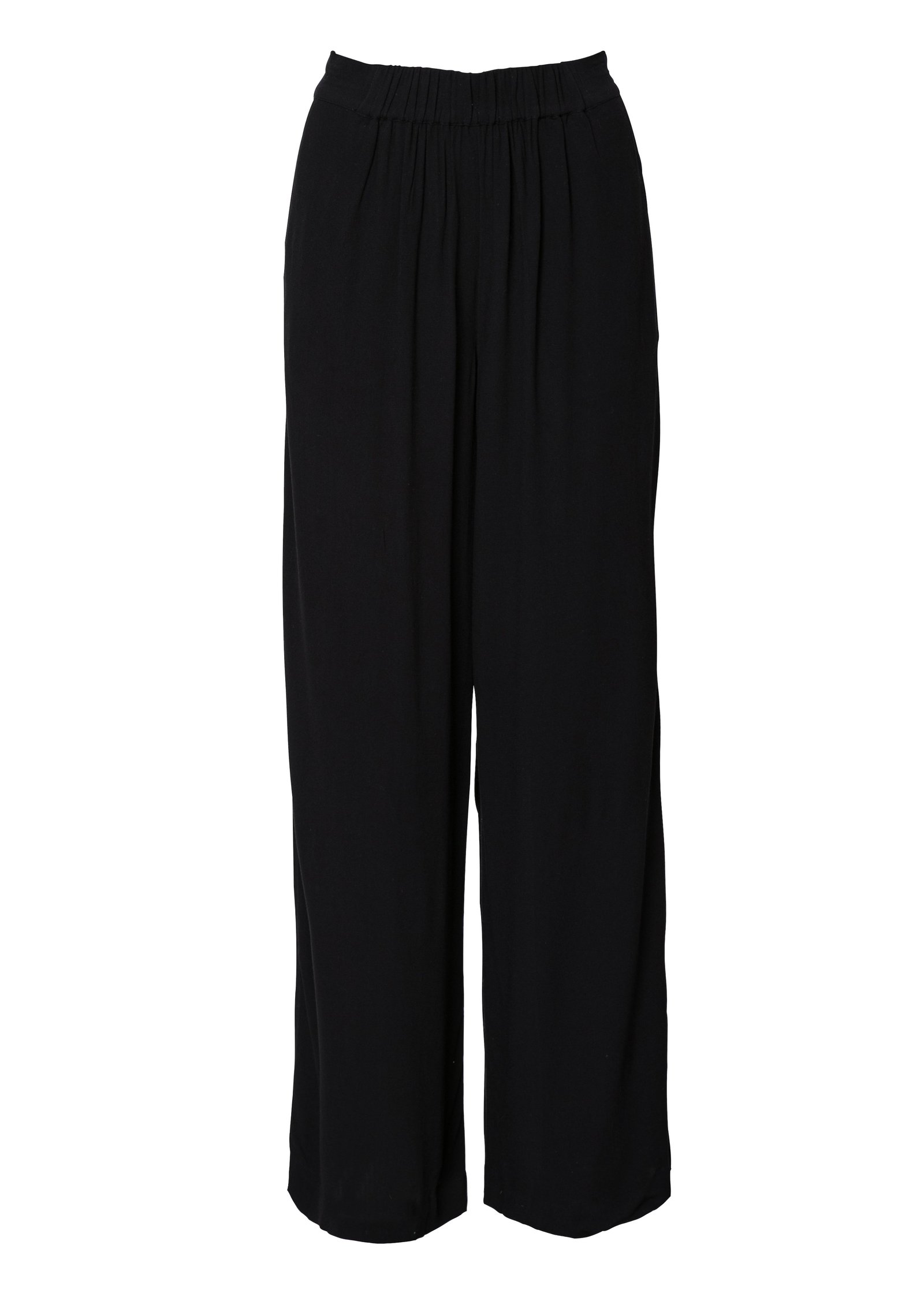Straight black trousers Image 3