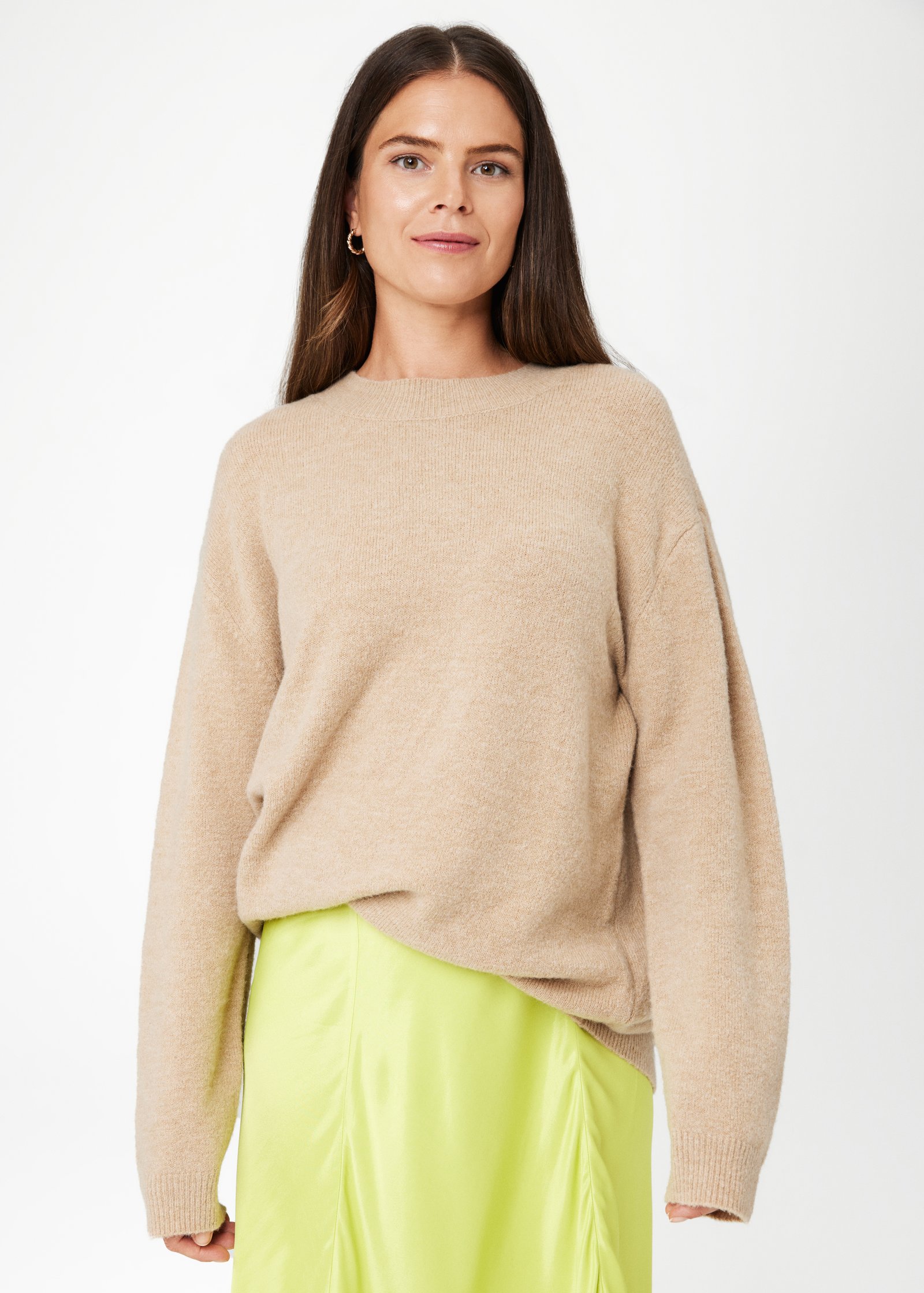 Knitted wool blend sweater thumbnail 0