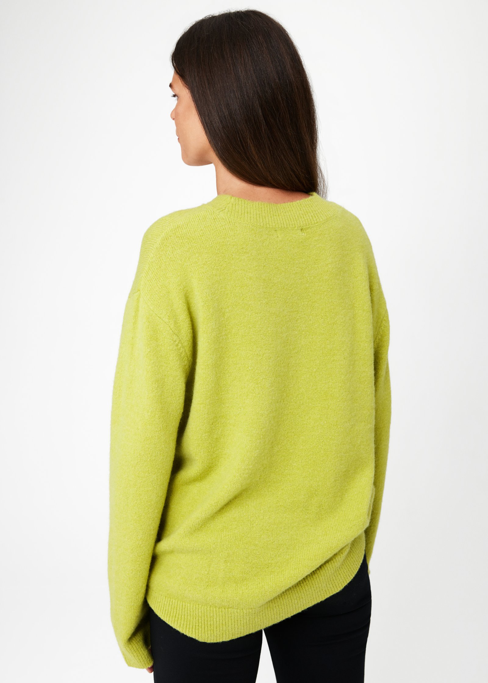 Knitted wool blend sweater thumbnail 3