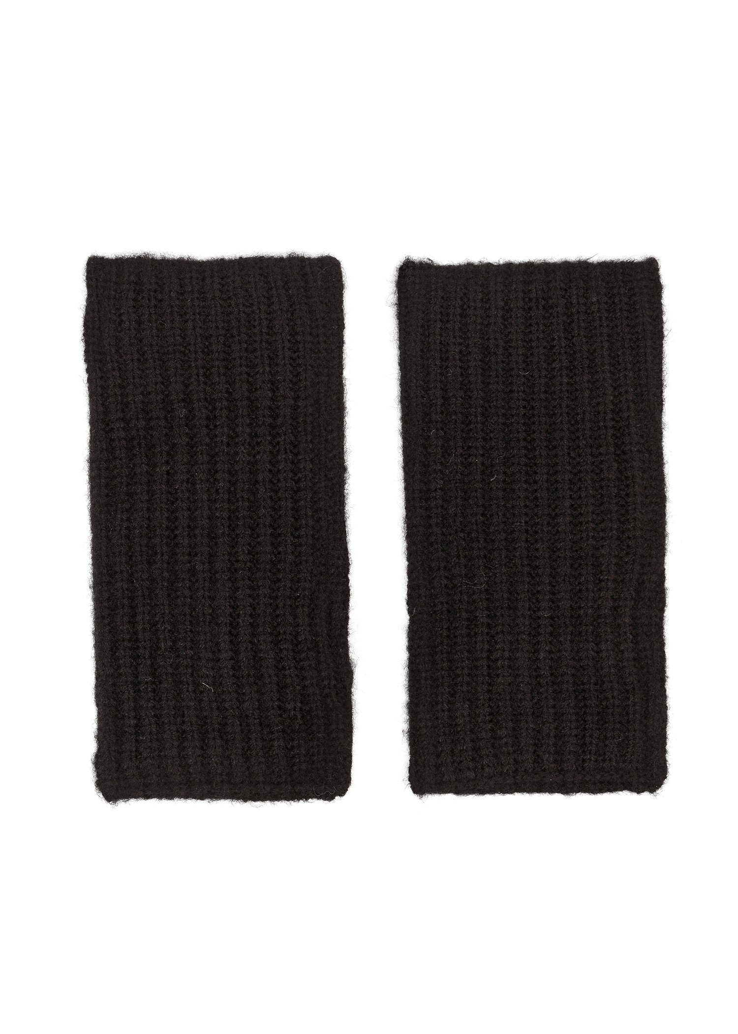 Cable knit wrist warmers