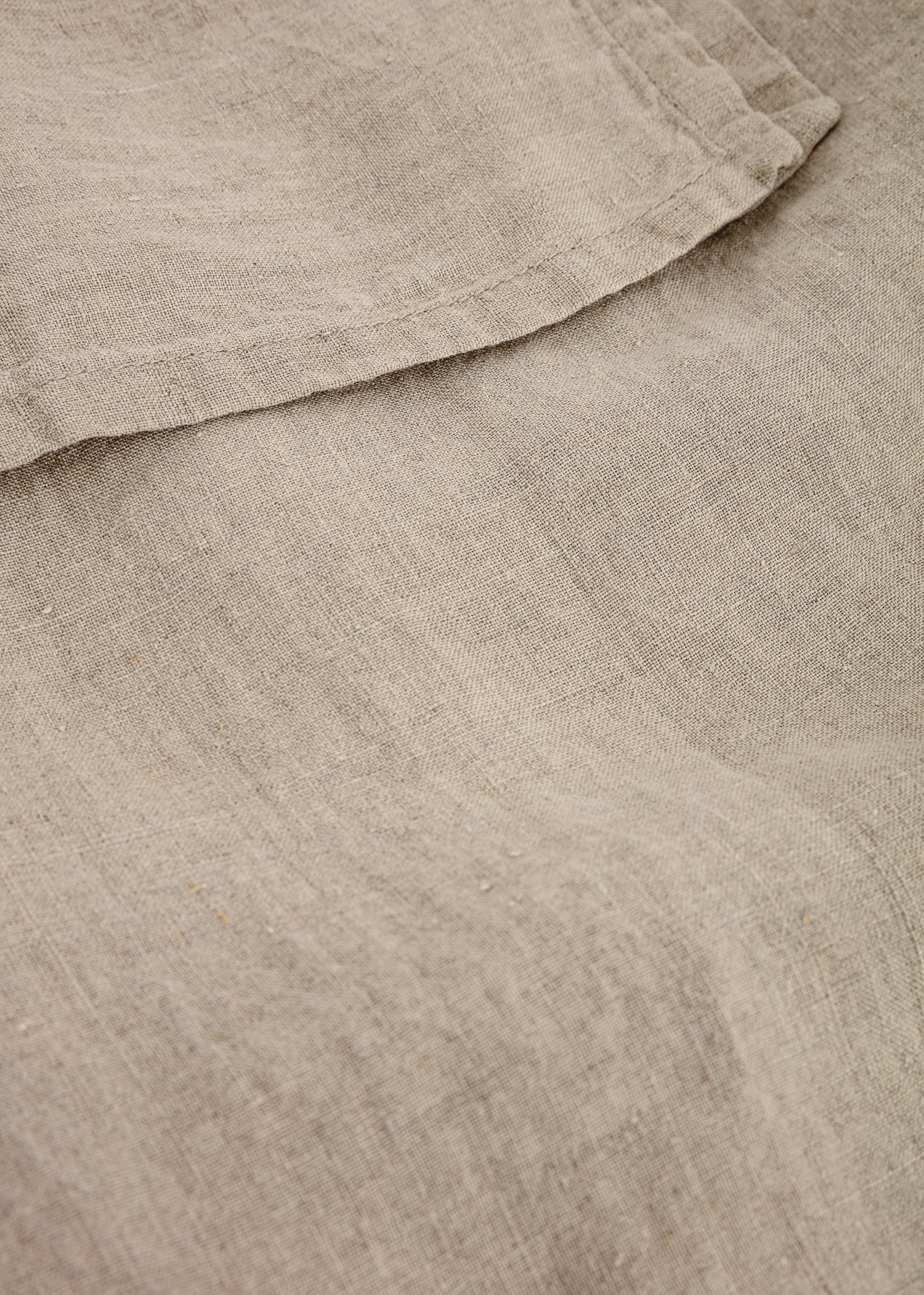 Beige linen table cloth  thumbnail 1