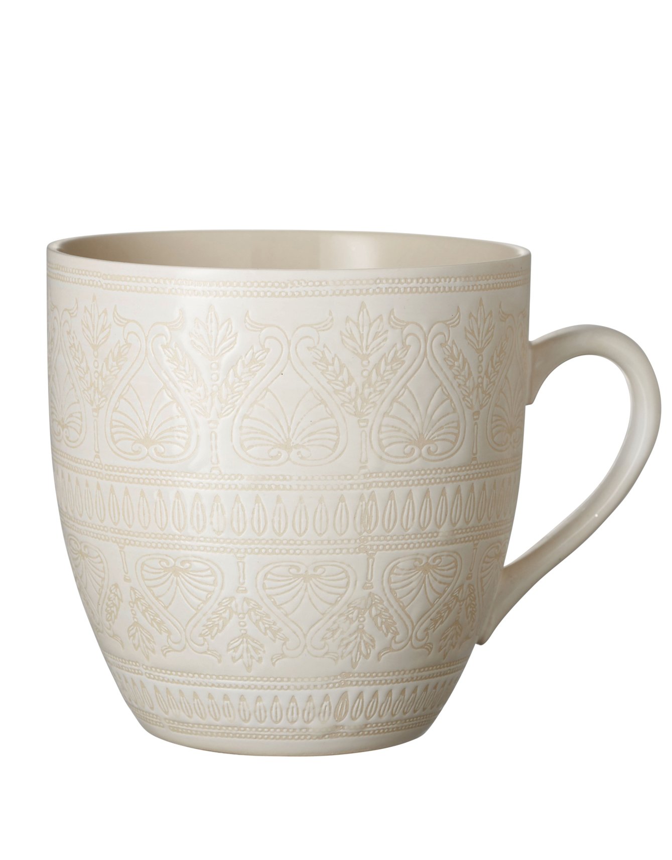 White XL mug