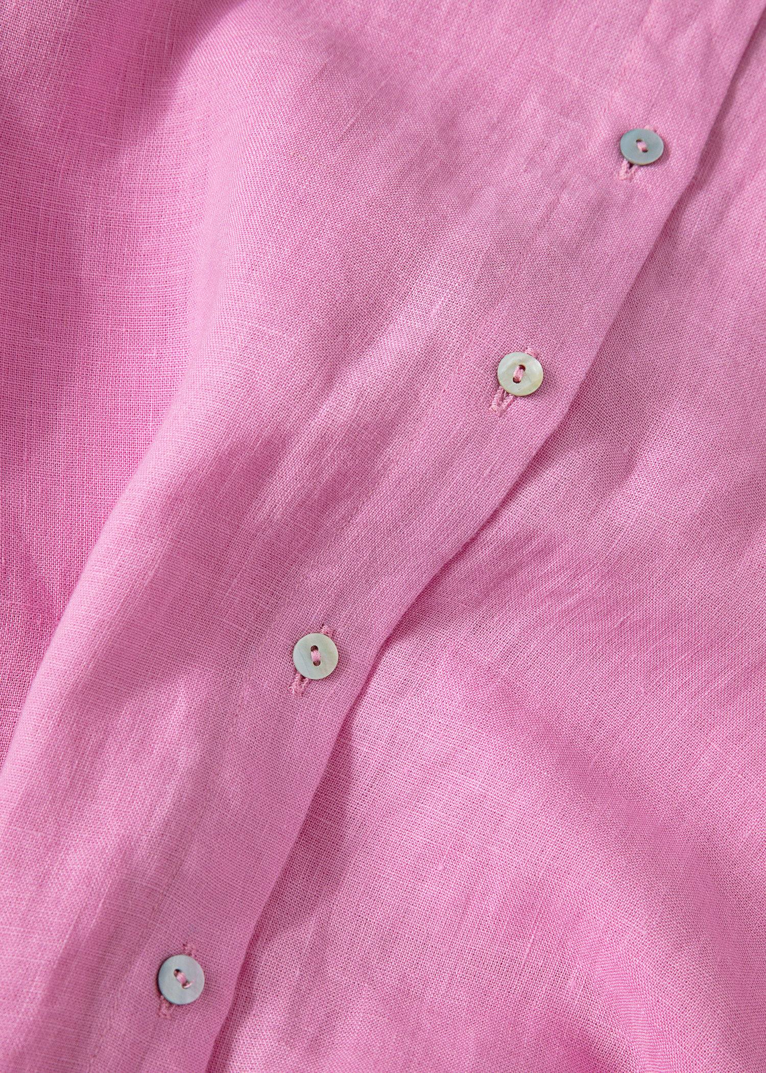 Pink linen shirt thumbnail 5