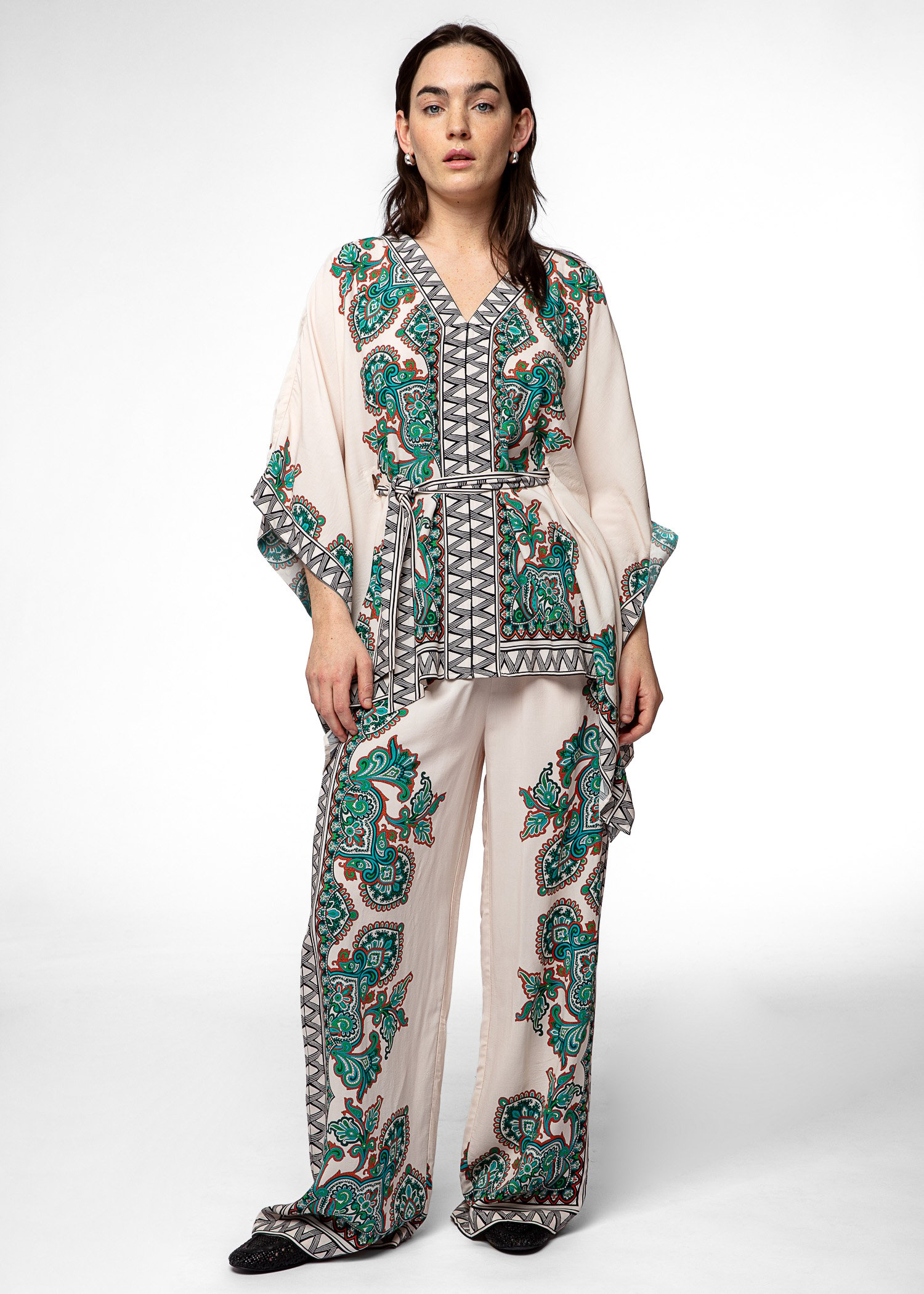 Paisley patterned pant