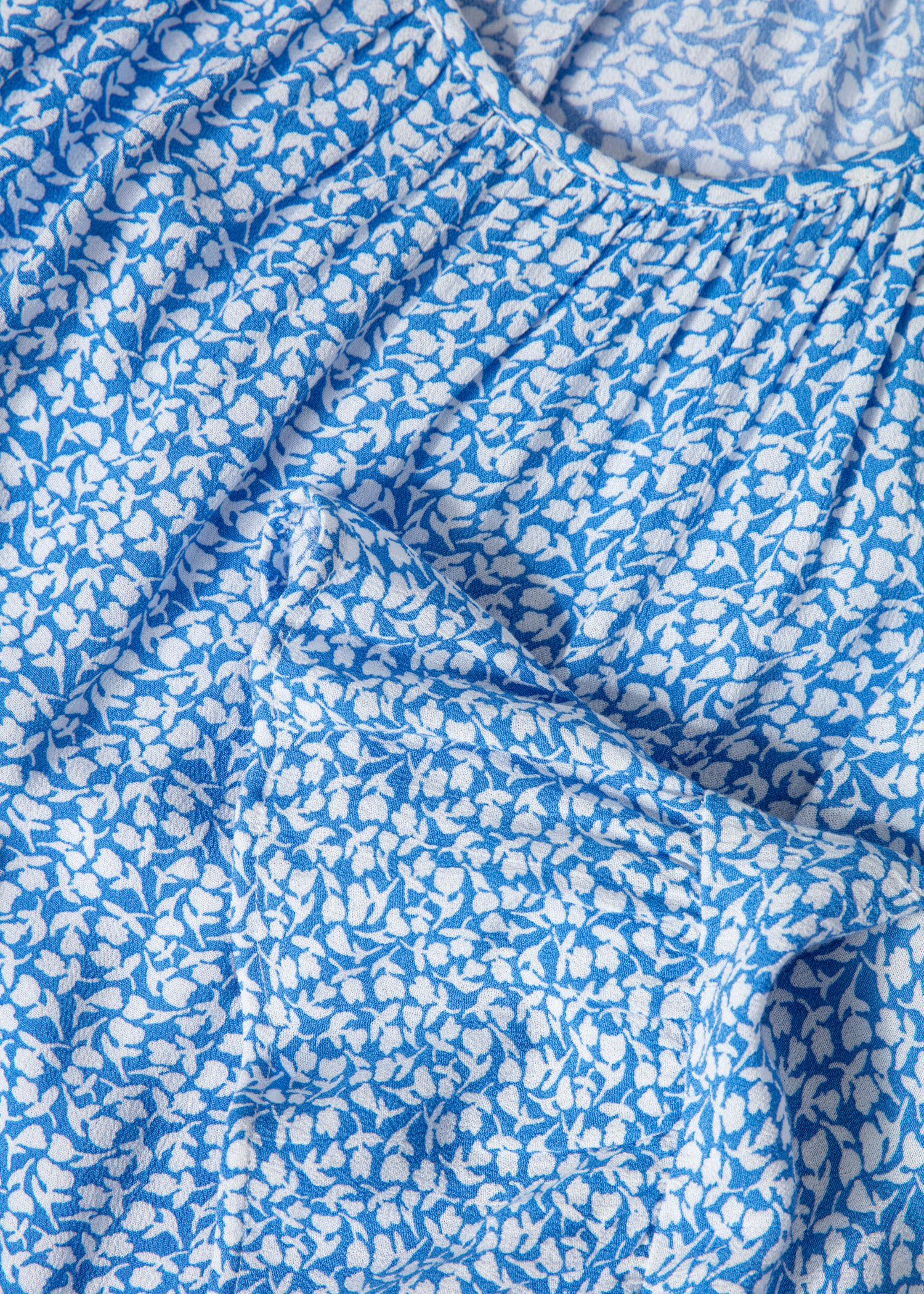 Blue patterned blouse thumbnail 5