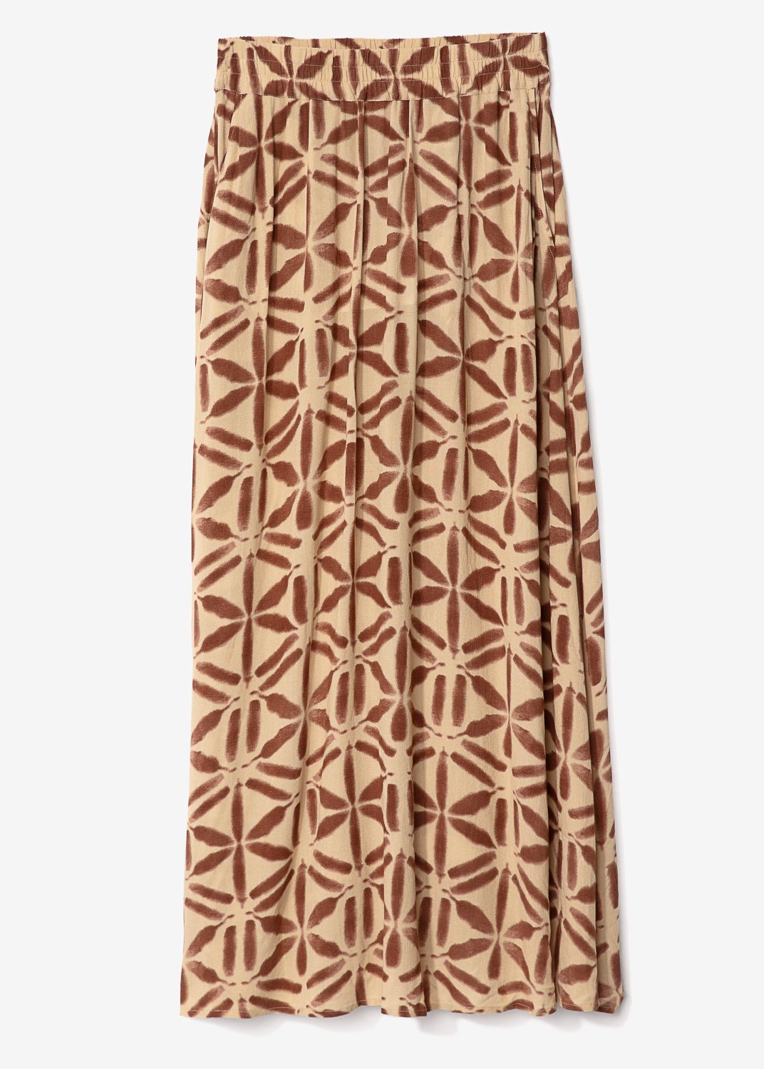 Patterned maxi skirt