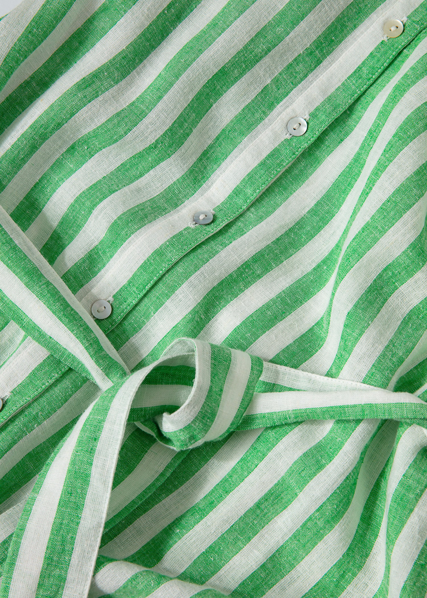 Striped shirt dress thumbnail 1