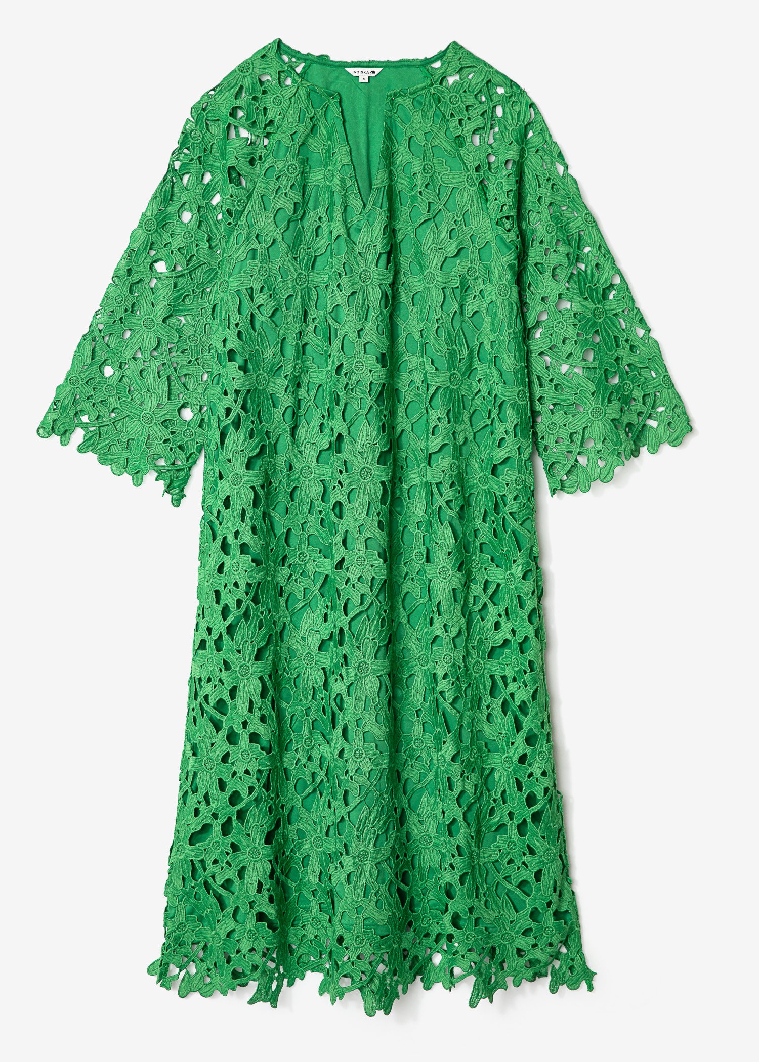 Green lace dress thumbnail 5