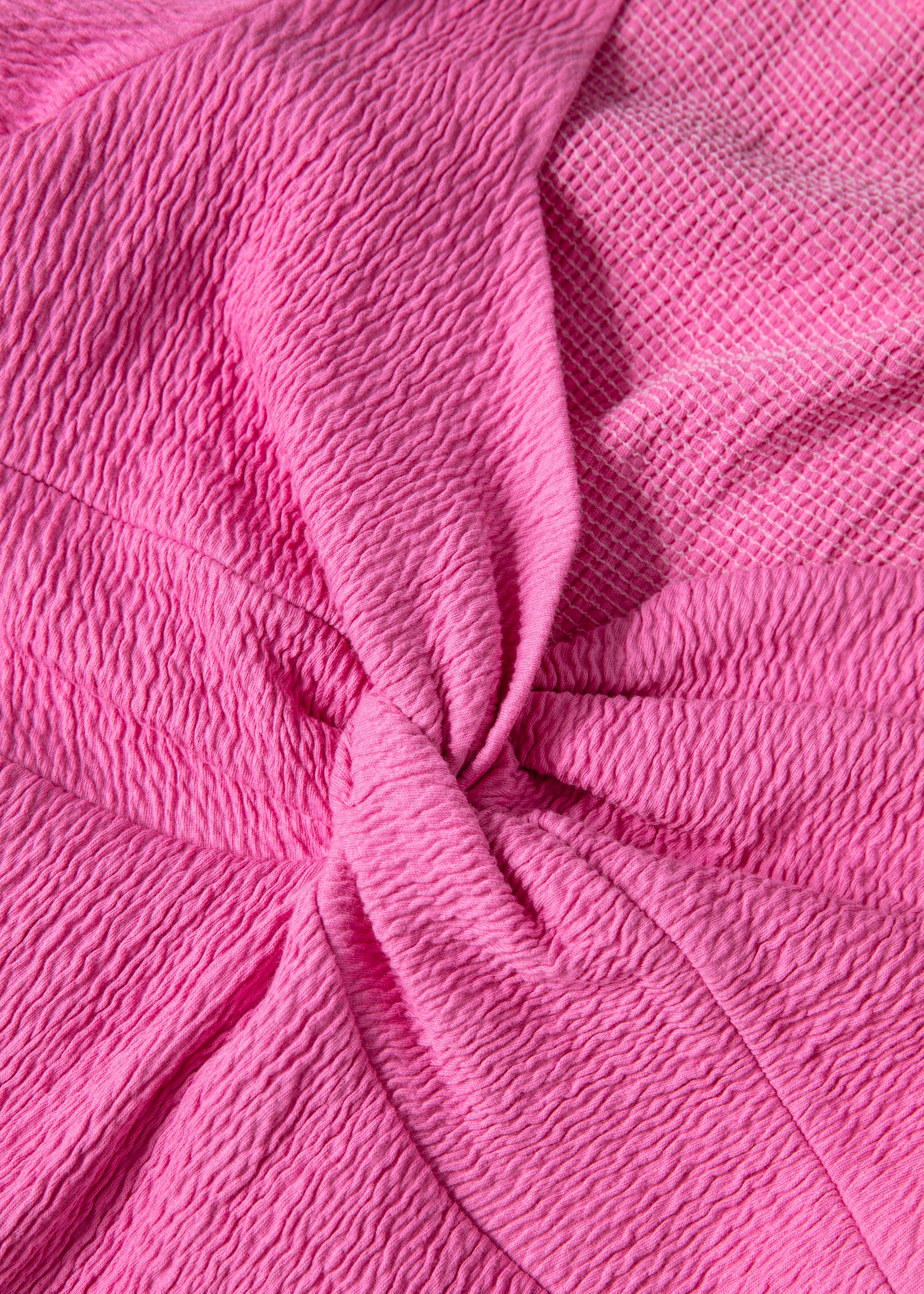 Pink jersey dress thumbnail 5