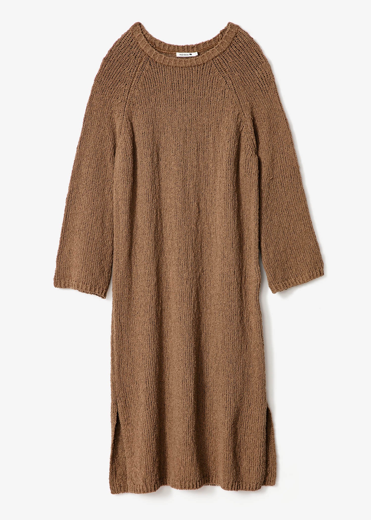 Brown knitted dress thumbnail 4