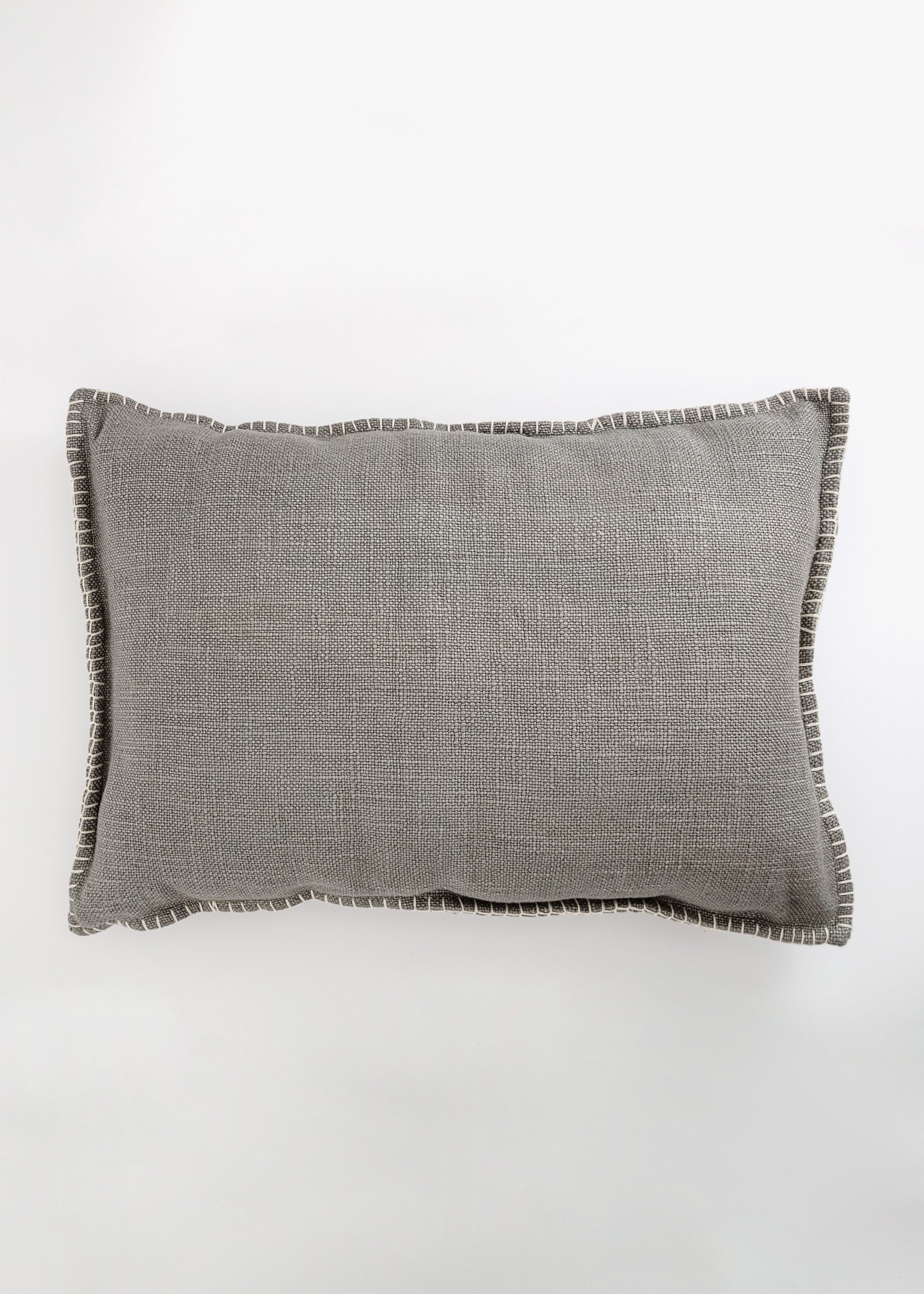 Grey cushion cover