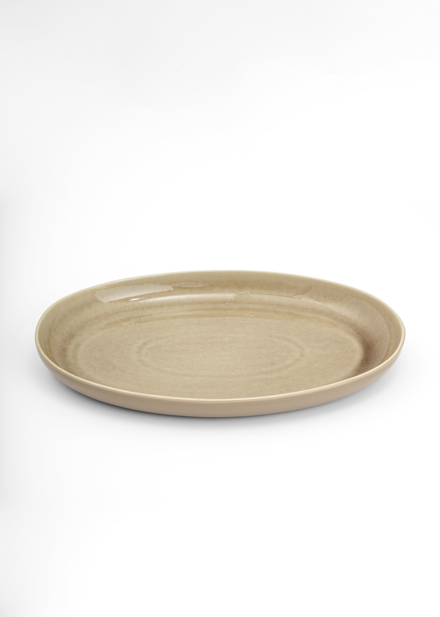 Stoneware serving plate