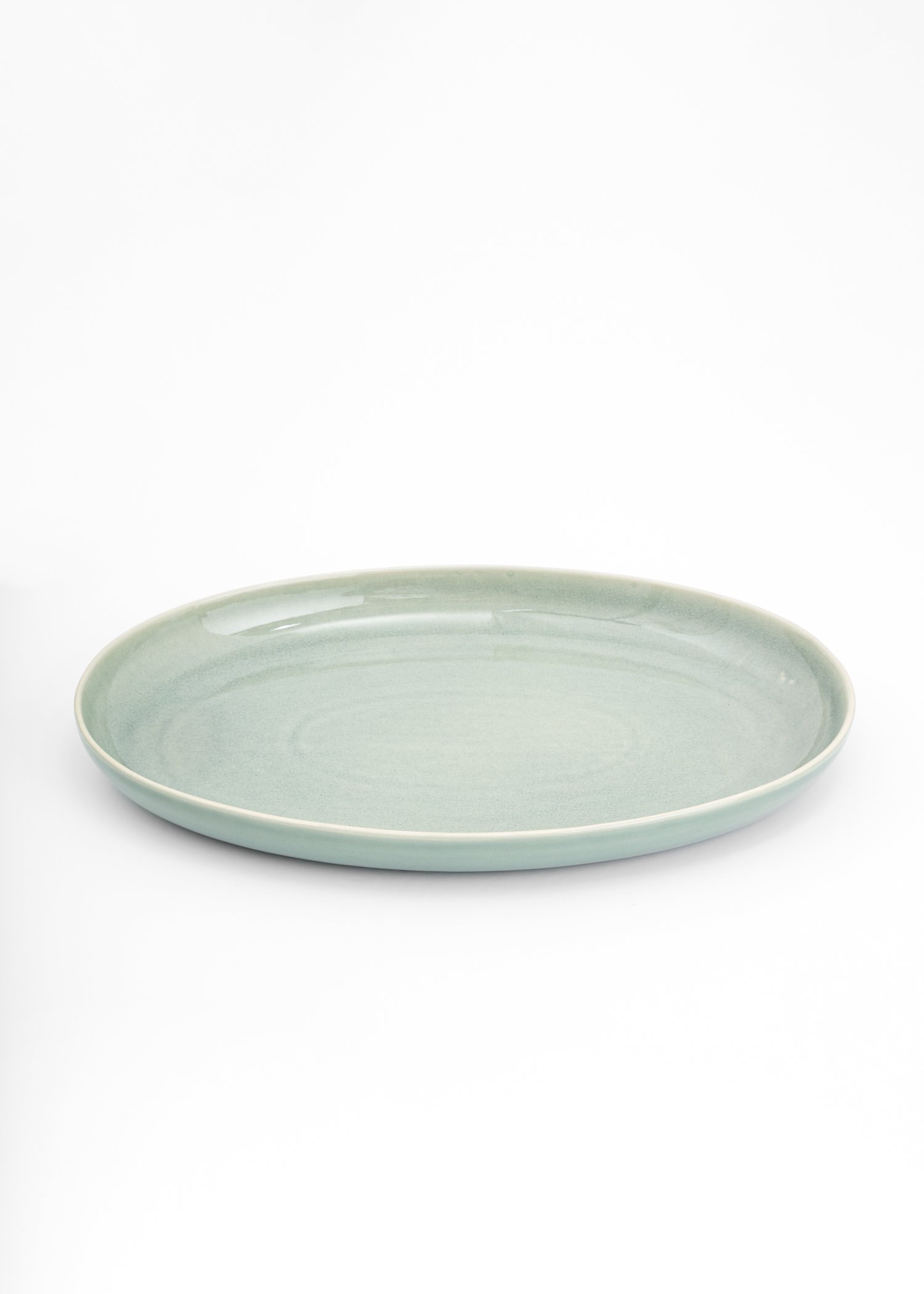 Stoneware serving plate
