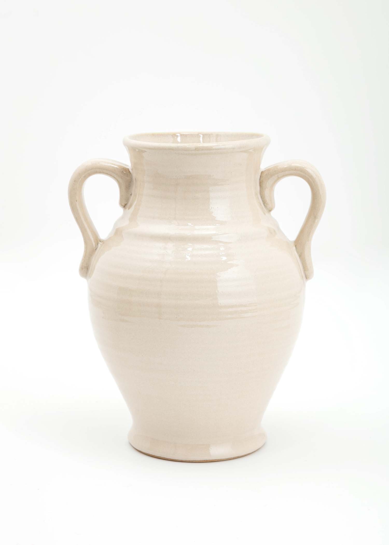 White stoneware vase thumbnail 0