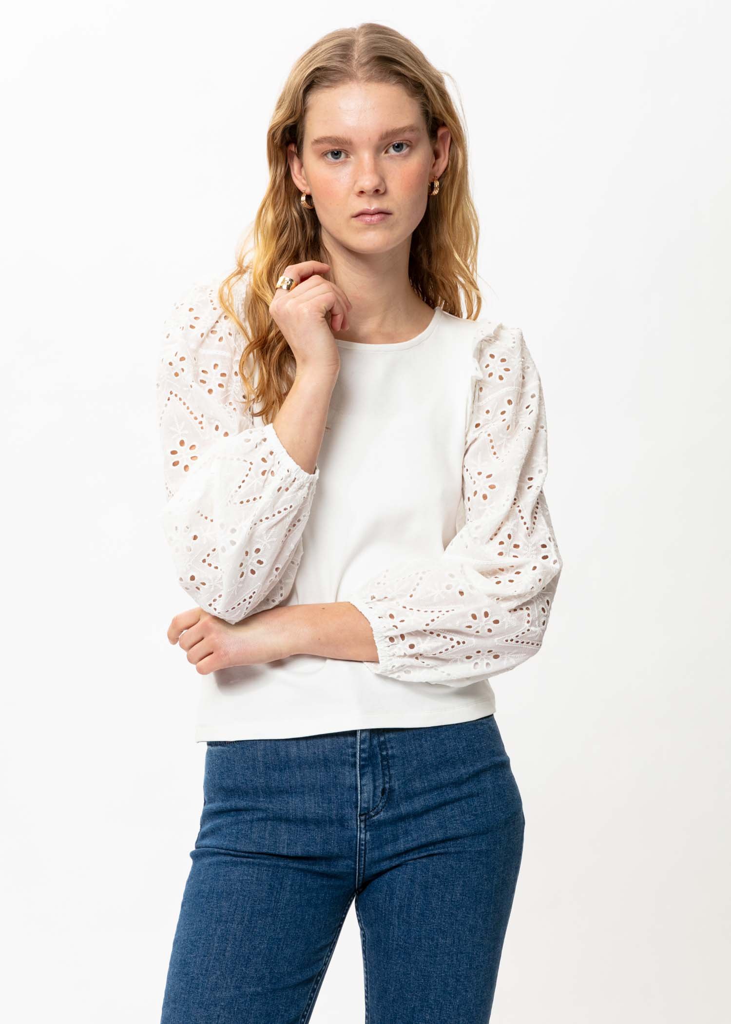 Broderie anglaise top Image 0