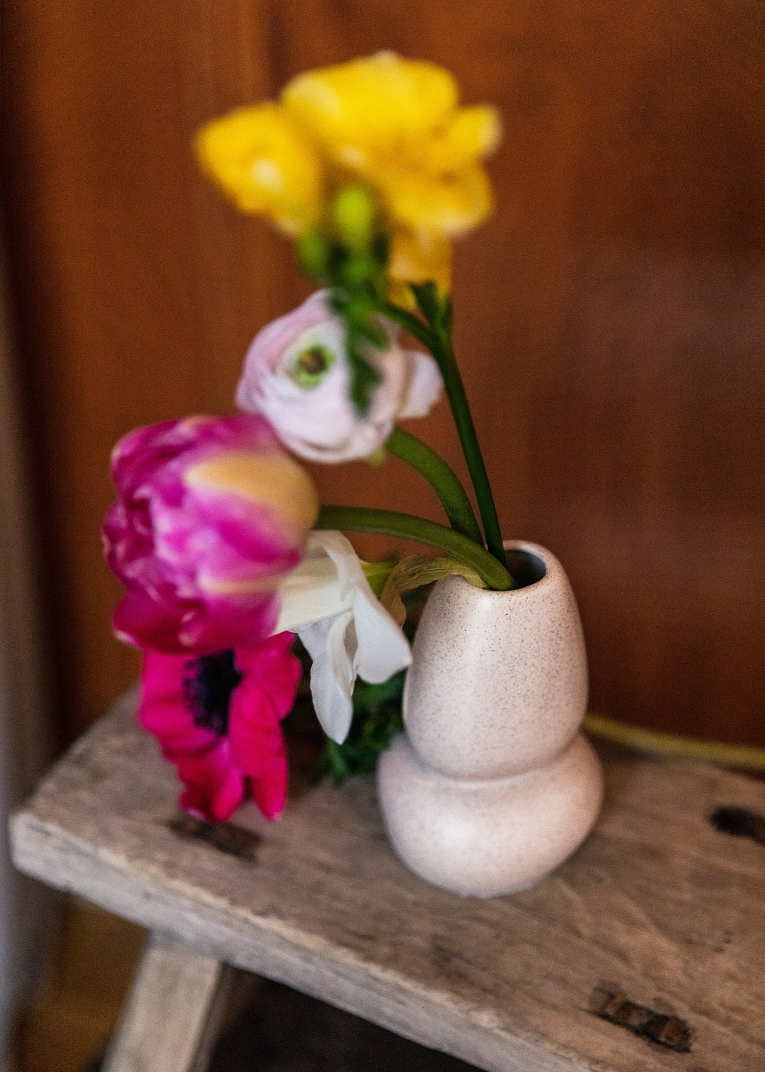 Mini stoneware vase thumbnail 1