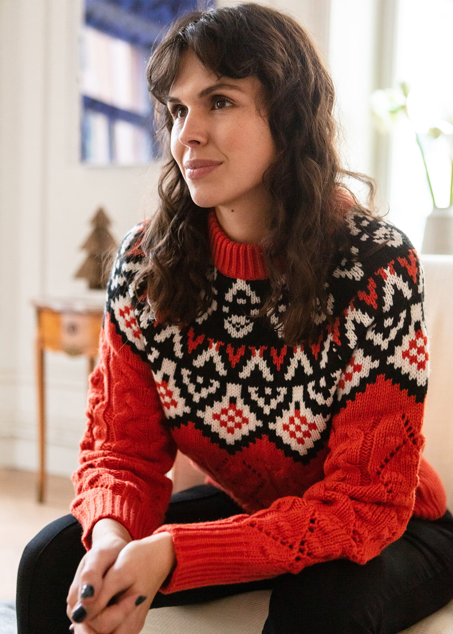 Cable knit sweater Image 1