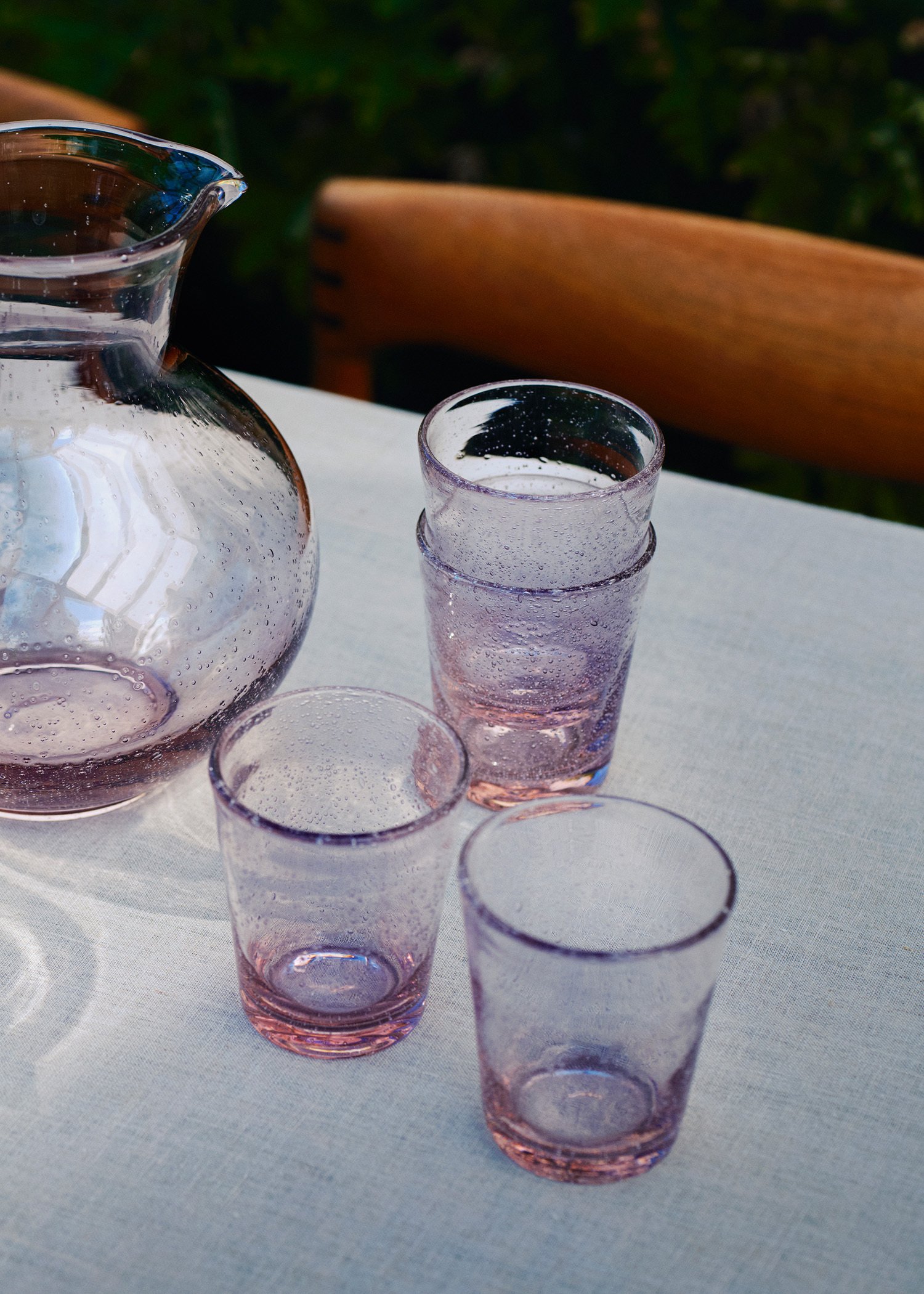 Water glass with bubbles Image 1