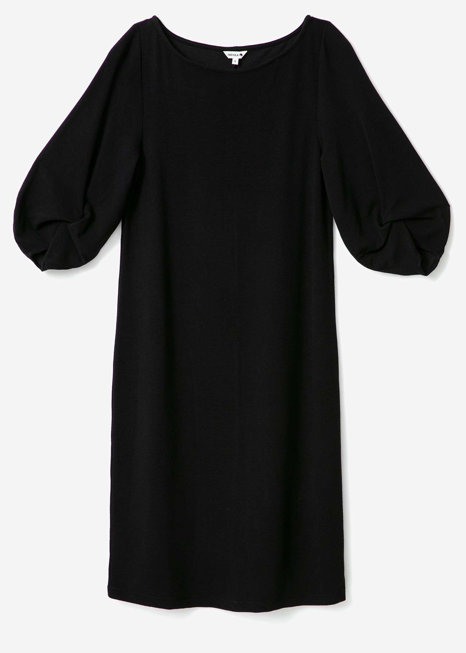 Black wide sleeved dress thumbnail 4