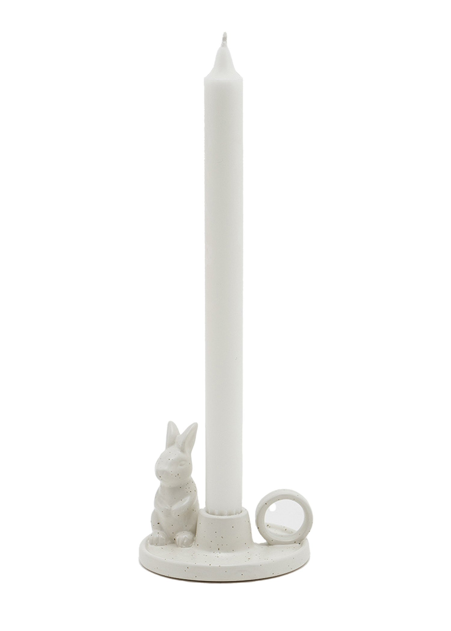 Bunny shaped candle holder